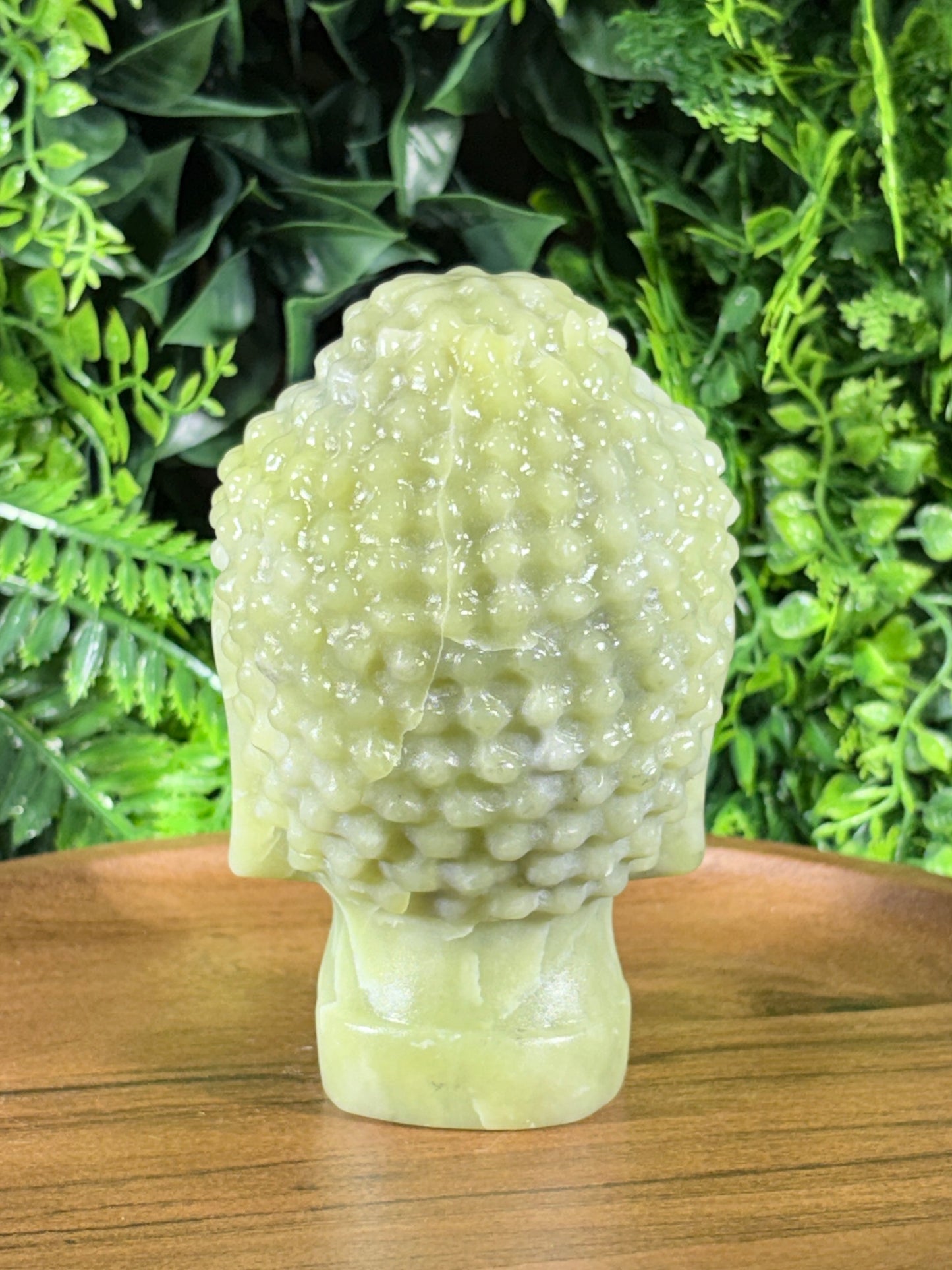 Serpentine Buddha Head Grounding • Inner Peace • Spiritual Growth