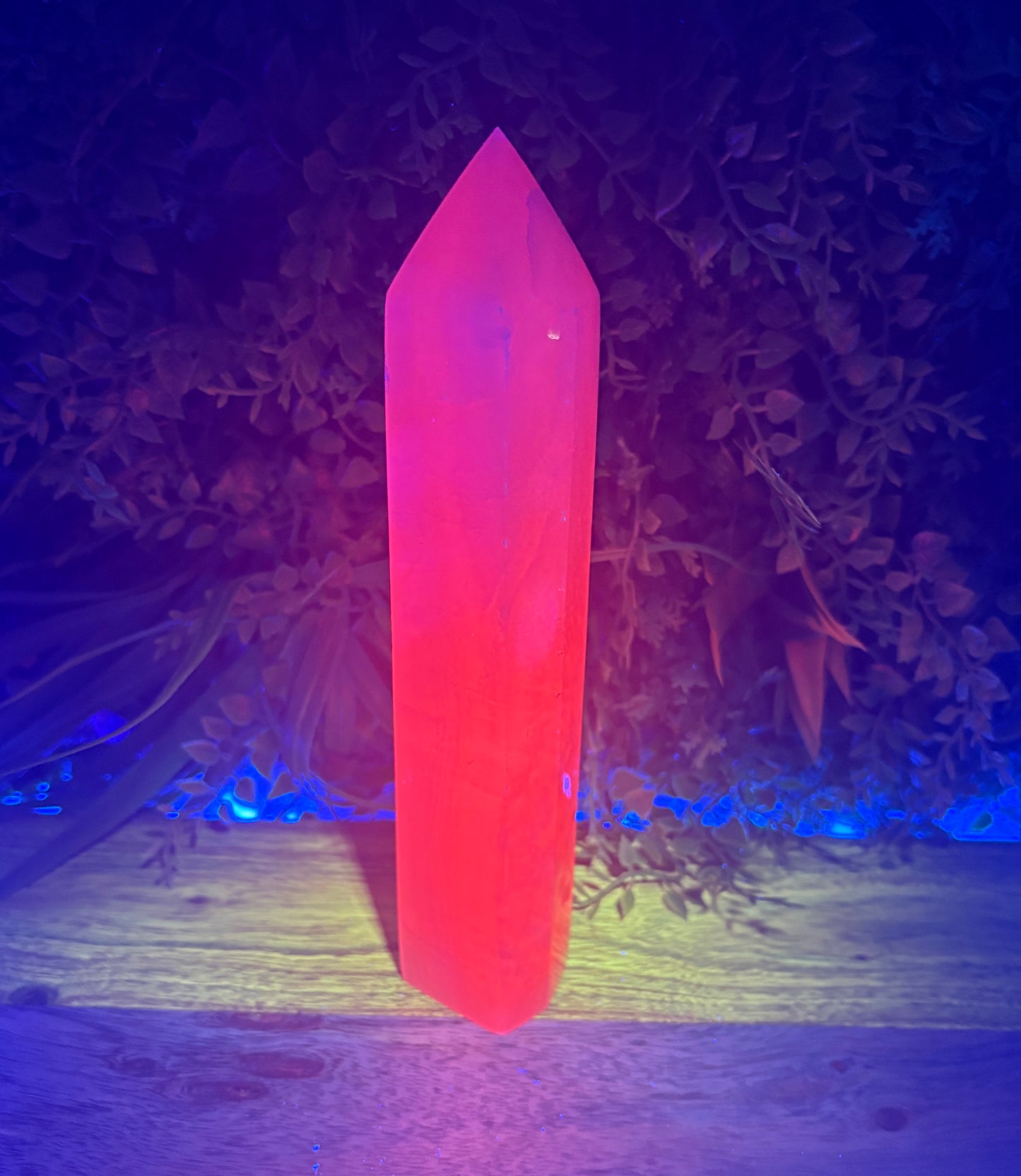 UV Reactive Pink Calcite - Compassion • Emotional Balance • Gentle Energy