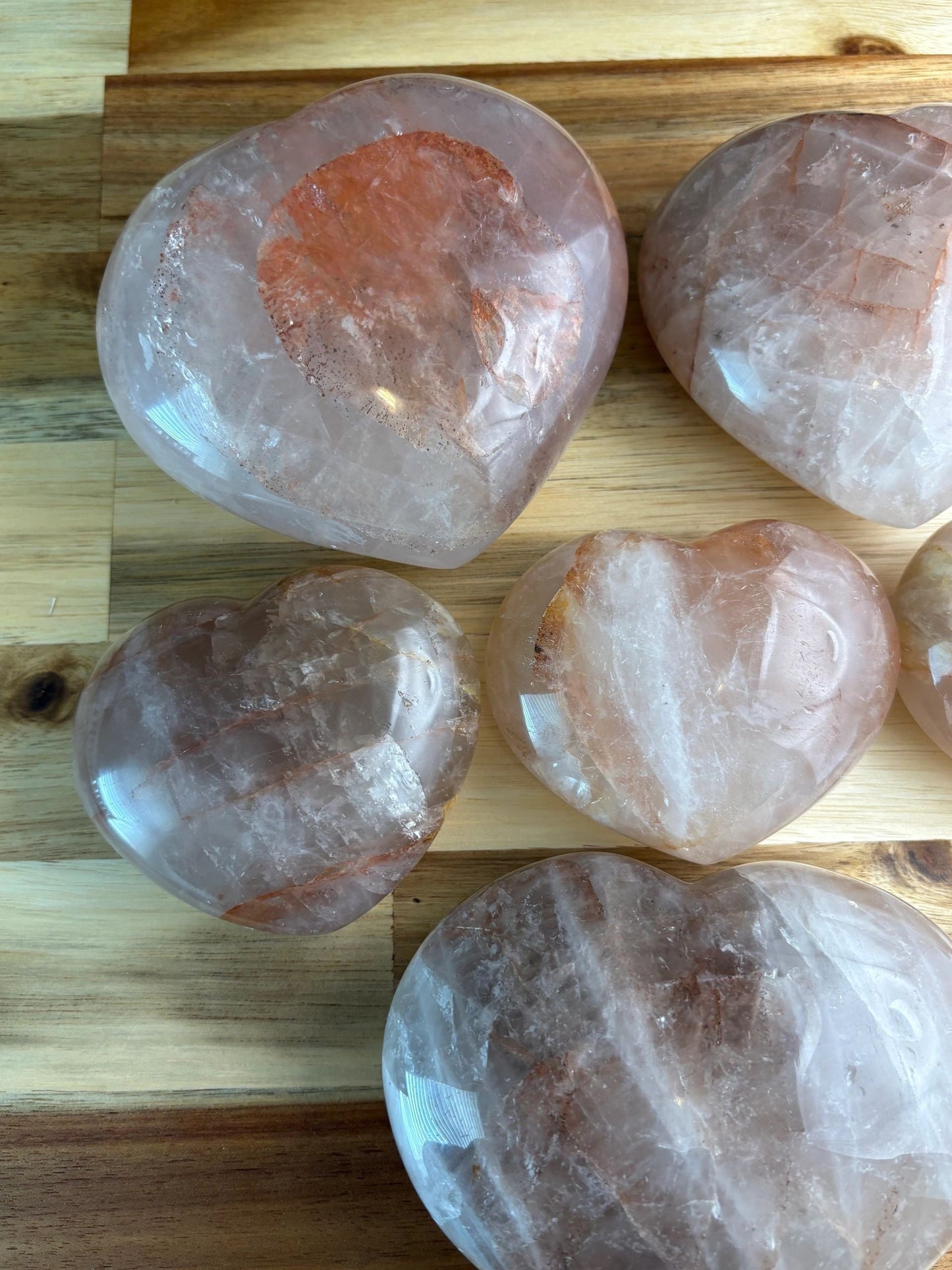 💛 Golden Healer Quartz Heart – Healing, Balance & Heart-Centered Alignment | Choose Your Piece