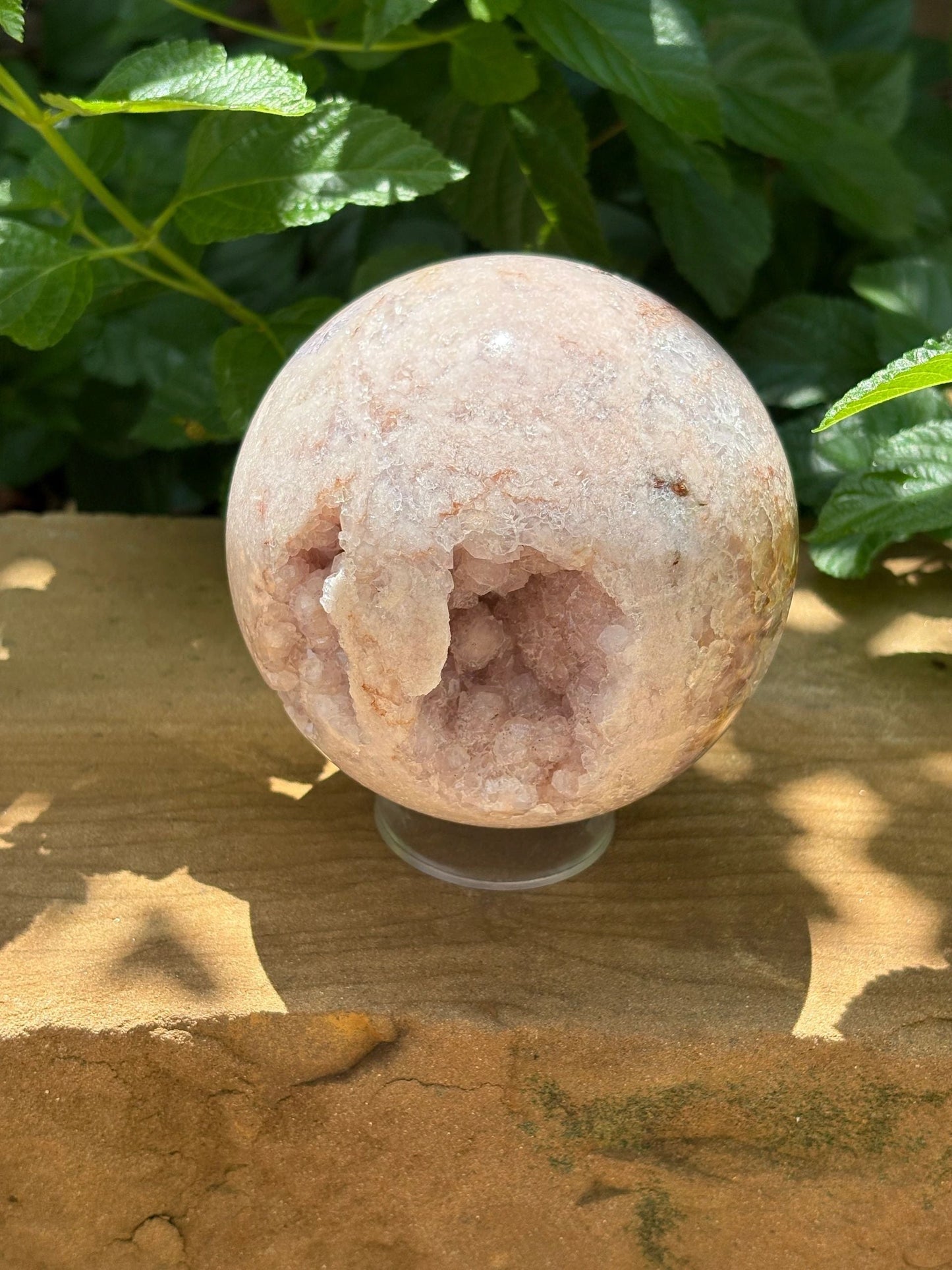 🌸 2.5 lbs Pink Amethyst Geode Sphere Druzy -Ball– Love • Serenity • Inner Balance