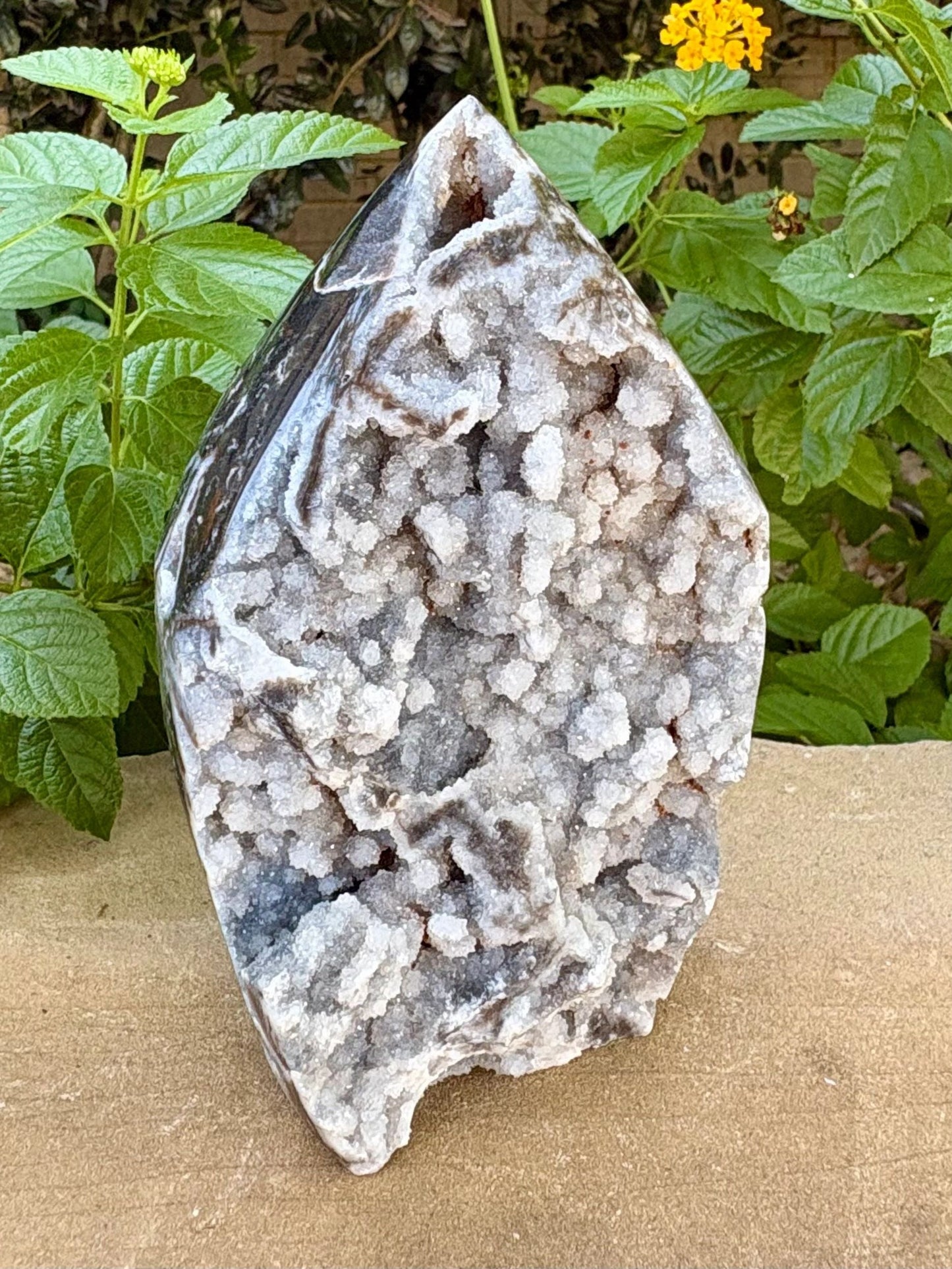 💎 🖤 Large Sphalerite Cathedral – Strength, Grounding & Shadow Sparkle | 3.45 lbs