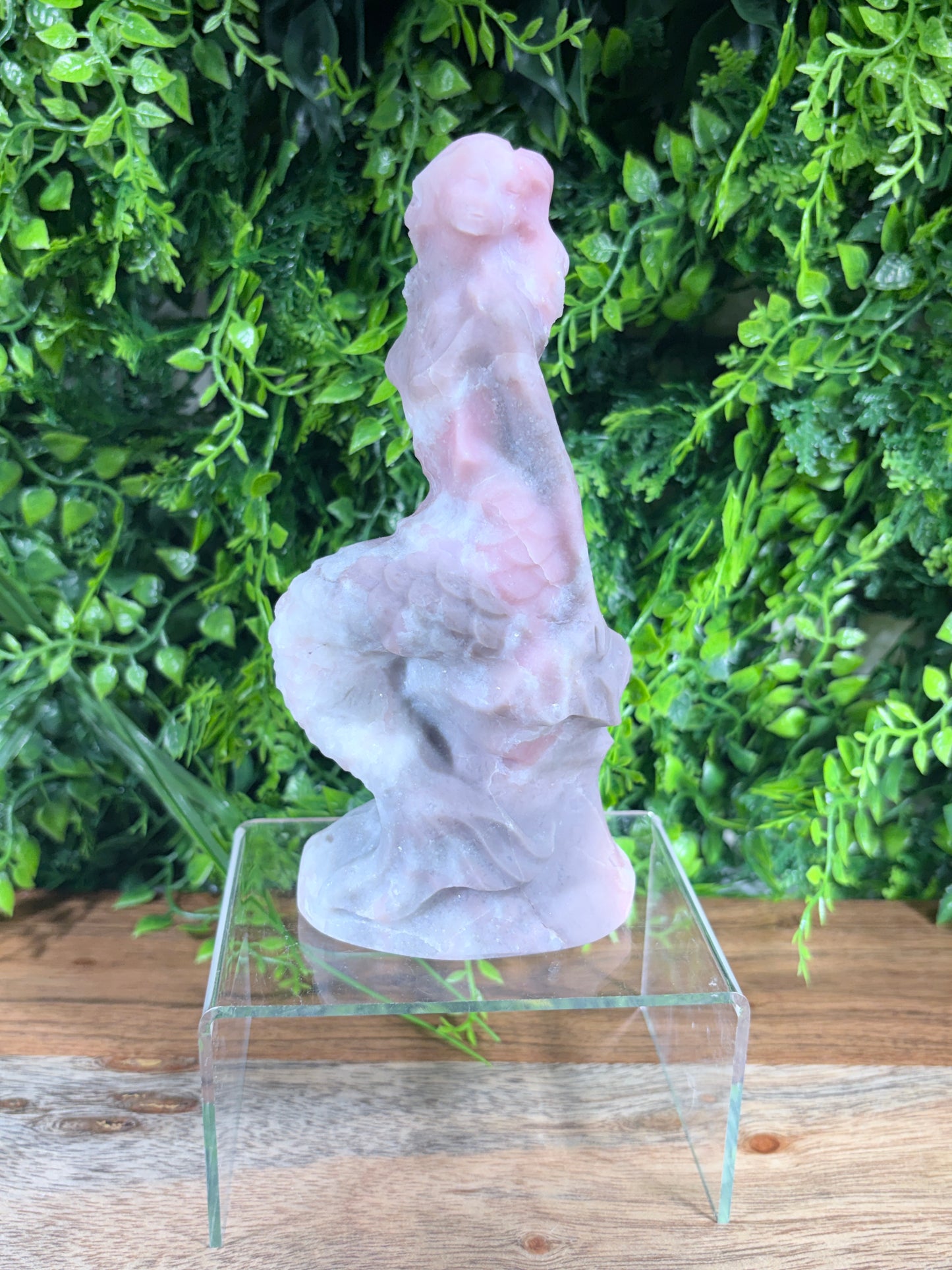 6" Pink Opal Mermaid - Self-Love • Emotional Balance • New Beginnings