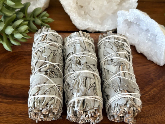 White Sage Stick 4" Smoke Stick