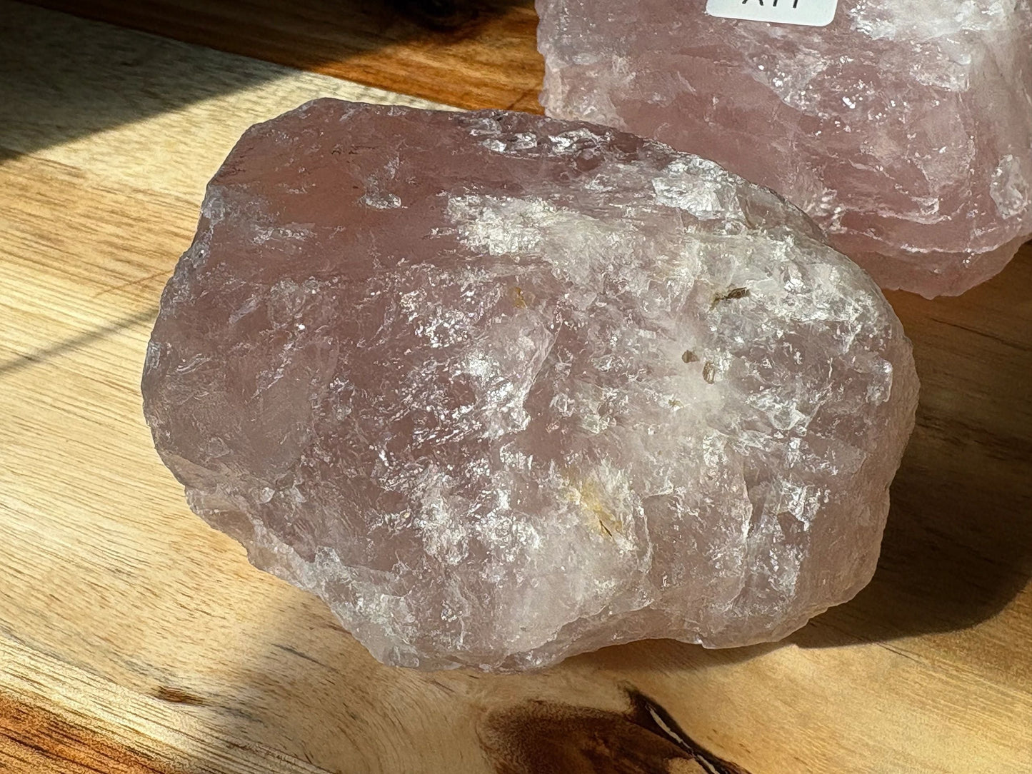 🌸 Raw Rose Quartz Chunk – Heart Healing, Soft Strength & Earthy Love | Choose Your Piece