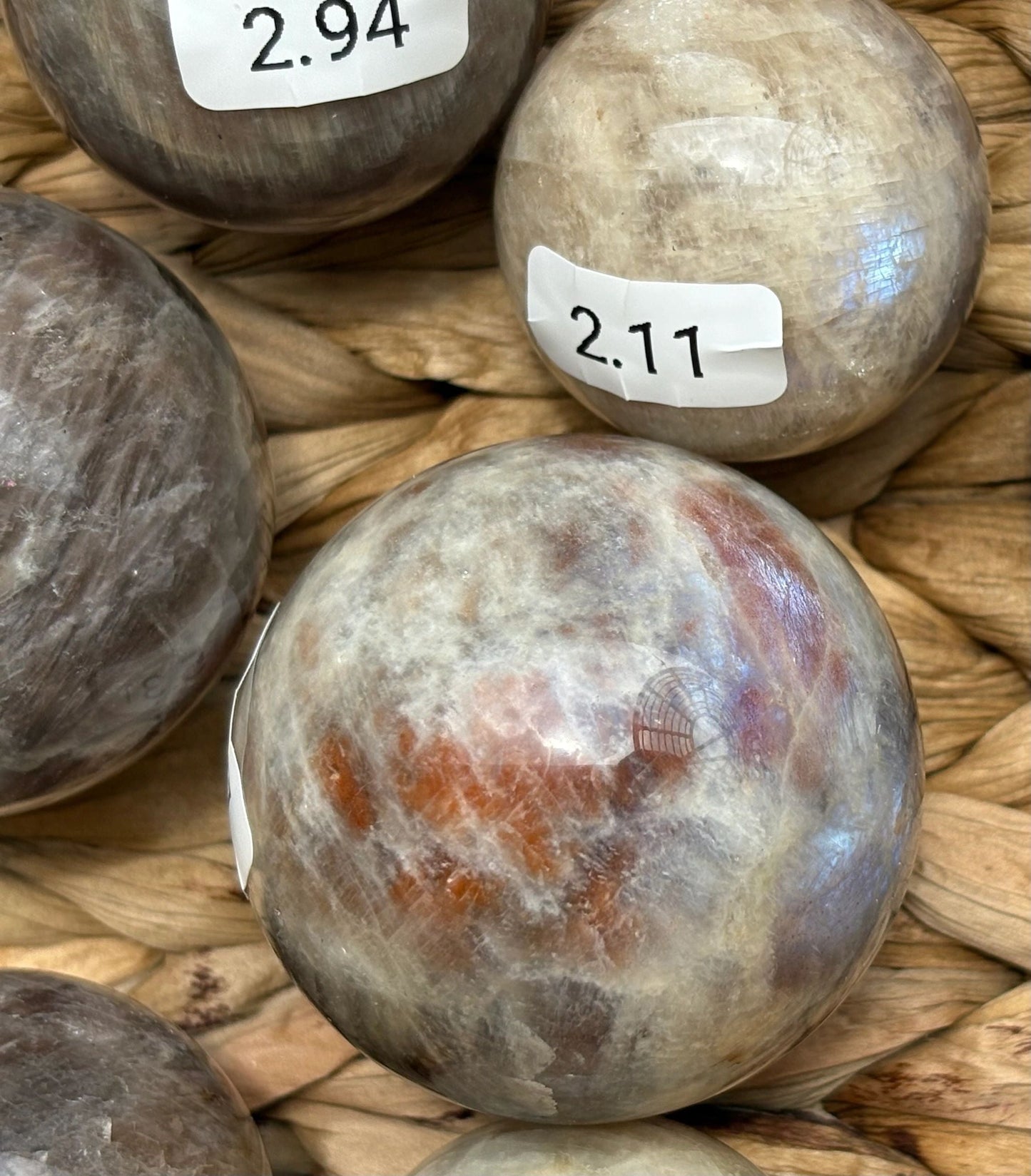 ๐ Moonstone Spheres โ Intuition, Emotional Balance & Lunar Magic (Choose Your Own)