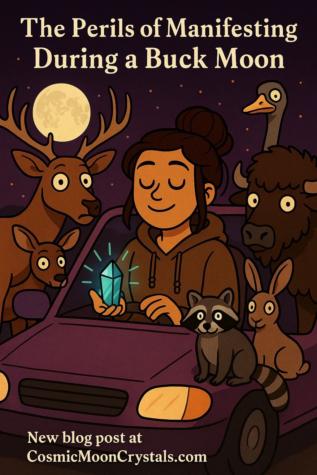 I Manifested During the Buck Moon and Accidentally Opened a Drive-Thru Safari in My Yard