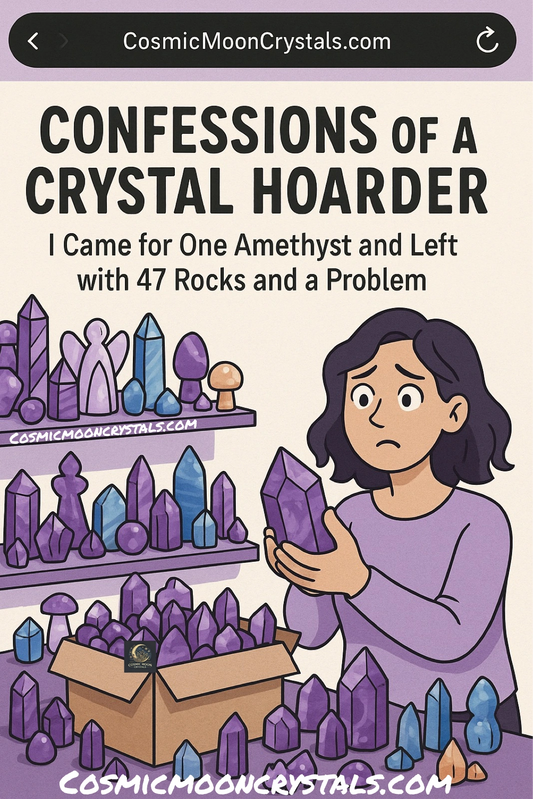 Confessions of a Crystal Hoarder: Came for 1 Left with 47 Rocks and a Problem