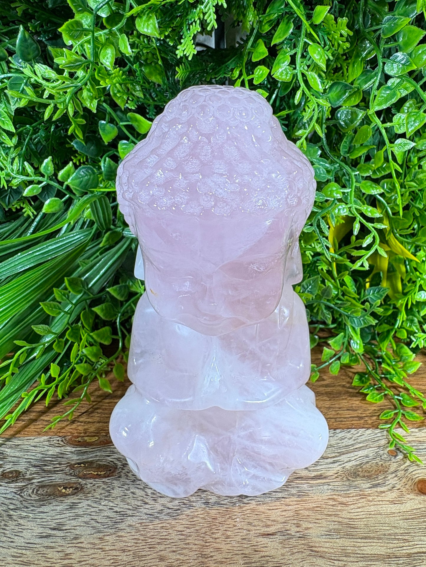 Rose Quartz Baby Buddha | Gentle Protection • Heart Balance • Soft Strength