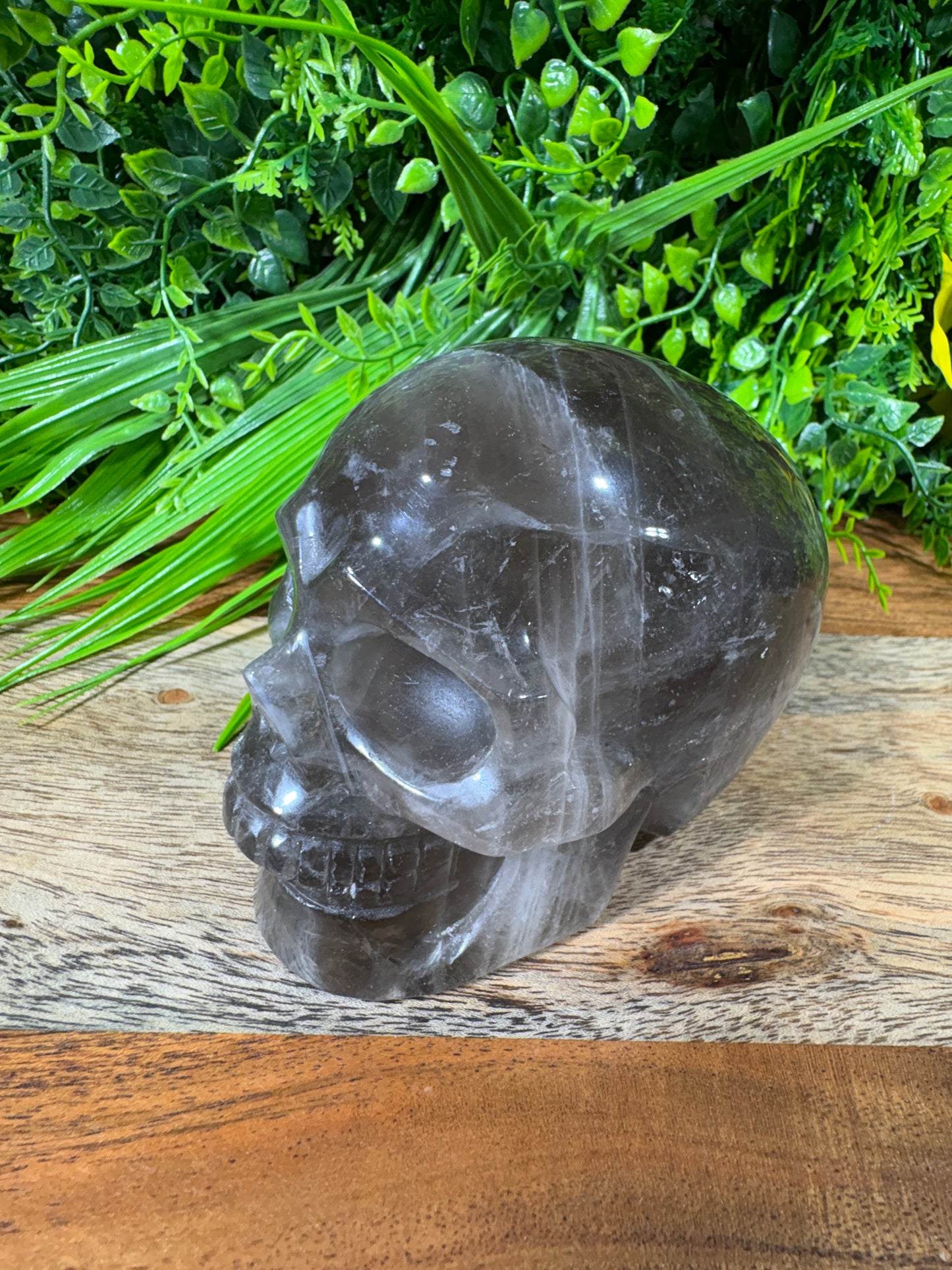 Smoky Quartz Skull - Grounding • Protection • Release