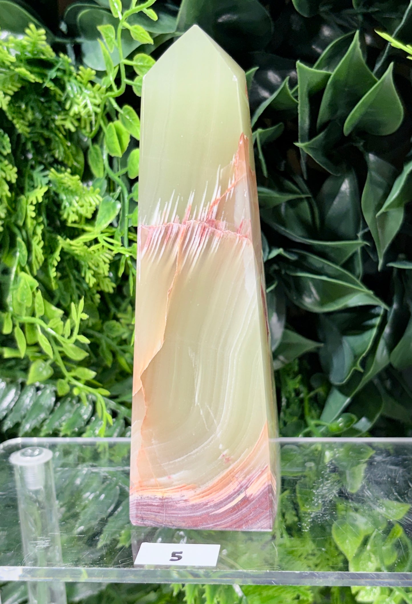 Natural Banded Onyx Towers Grounding • Confidence • Calm Energy