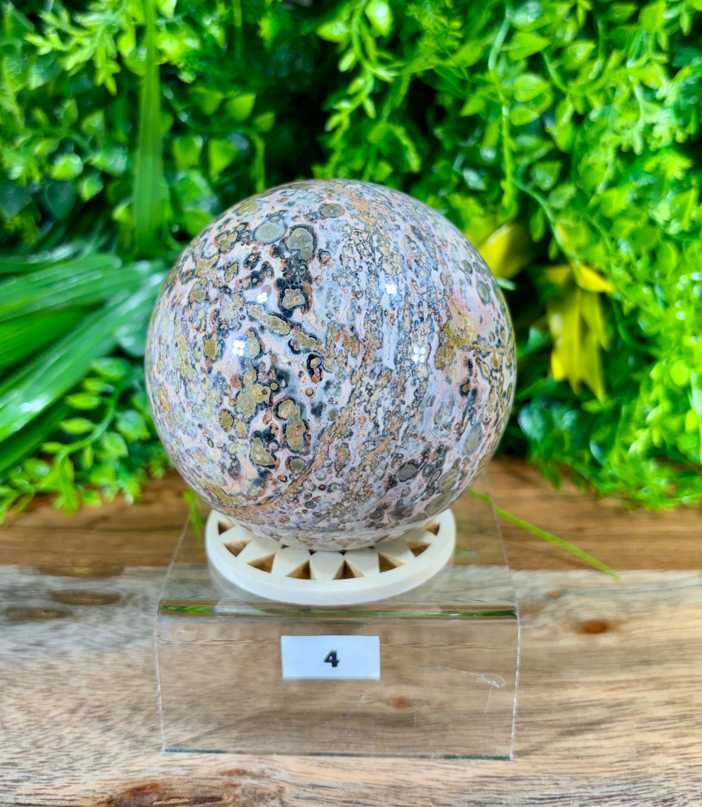 Leopard Skin Jasper Spheres Confidence • Grounding • Adventure