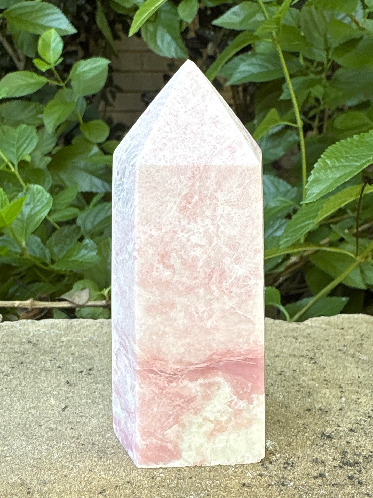 Pink Opal Tower - Compassion • Emotional Balance • Self-Love