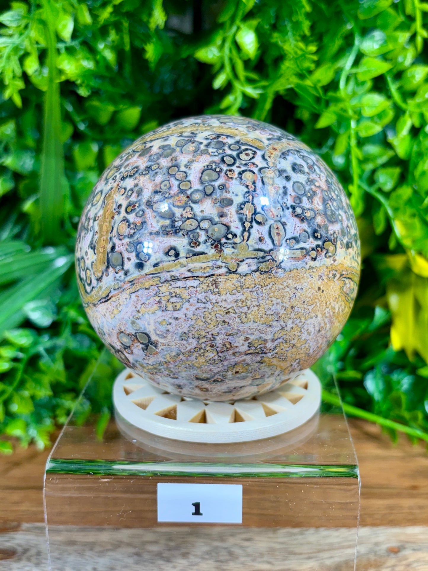 Leopard Skin Jasper Spheres Confidence • Grounding • Adventure