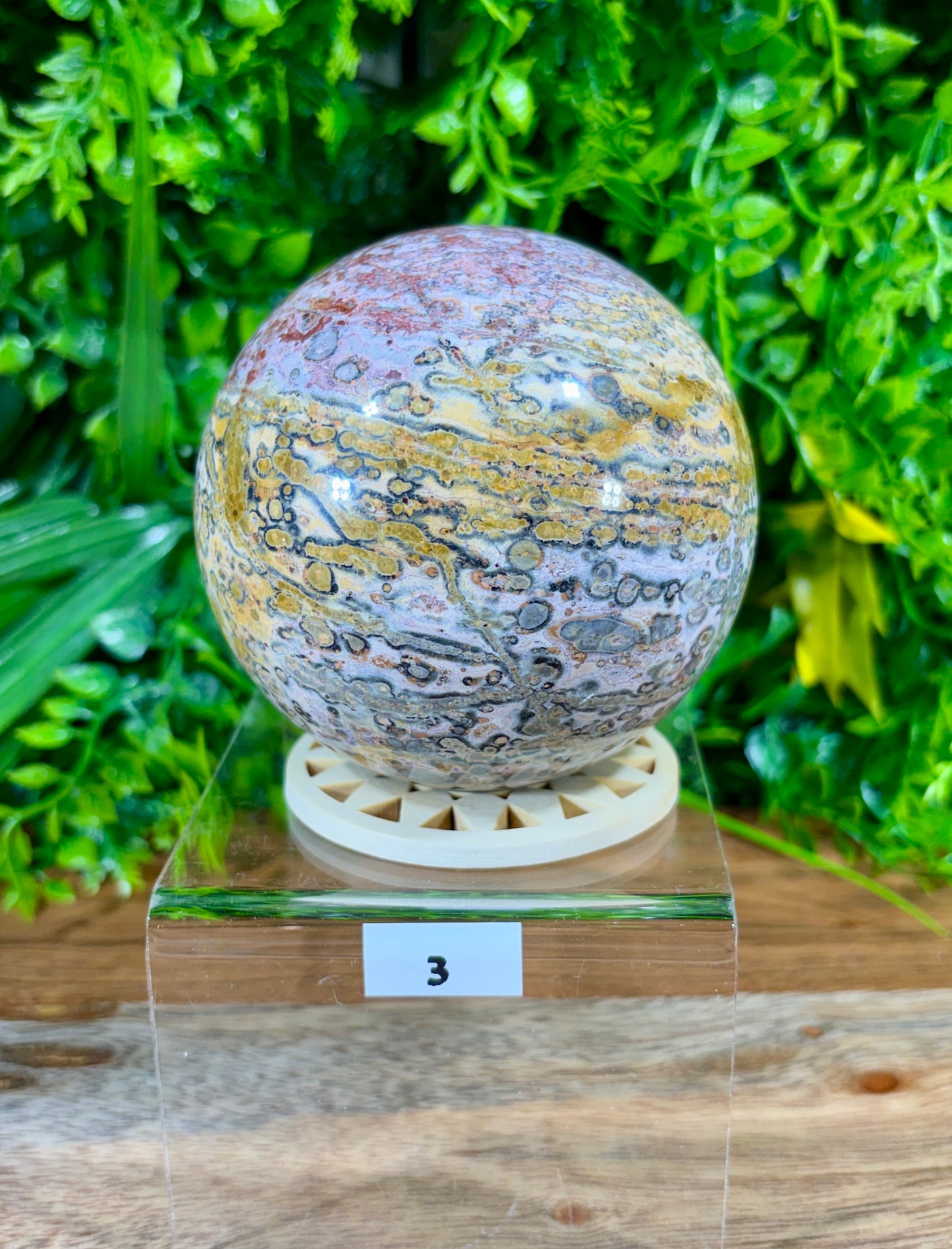 Leopard Skin Jasper Spheres Confidence • Grounding • Adventure
