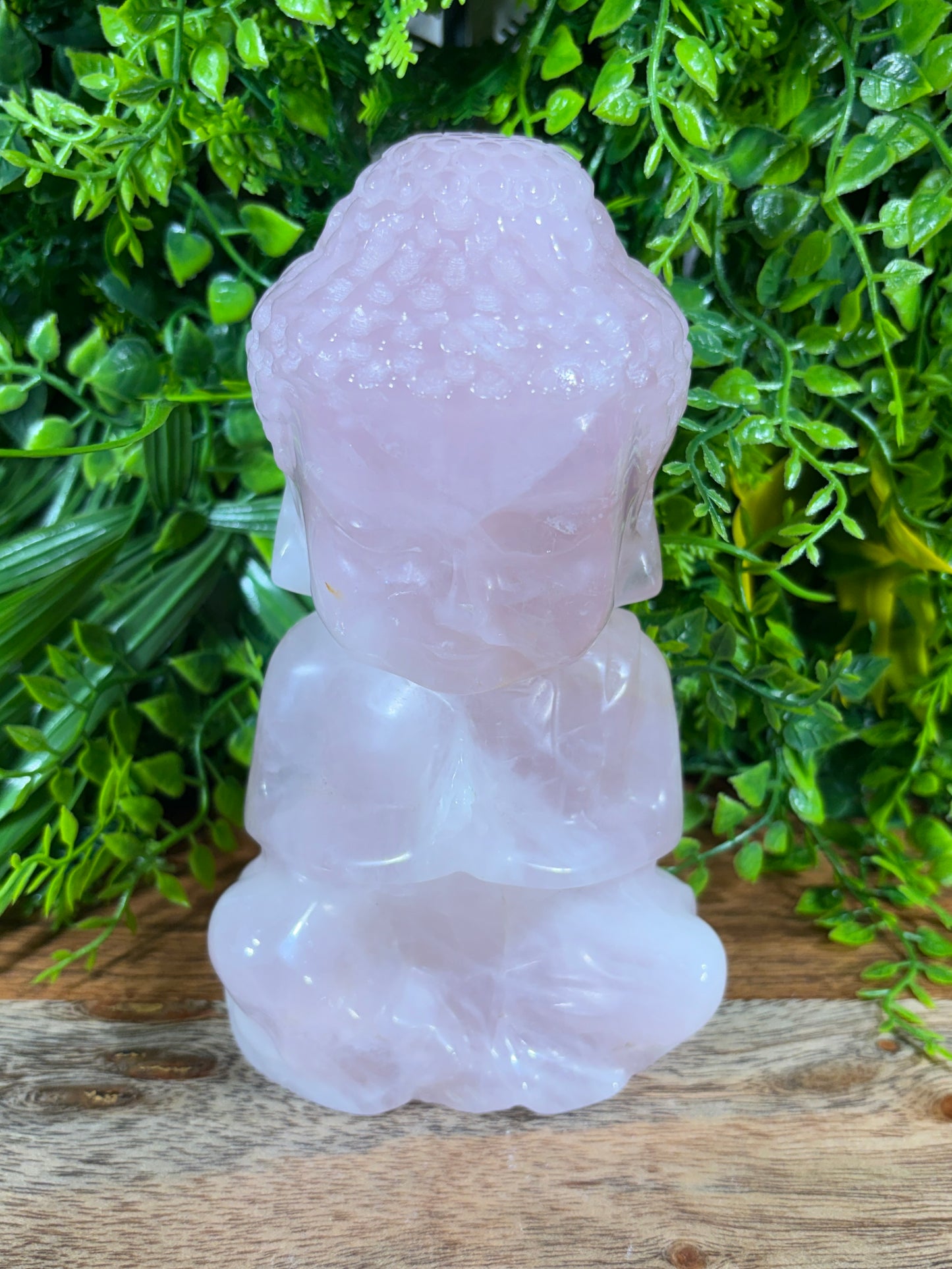 Rose Quartz Baby Buddha | Gentle Protection • Heart Balance • Soft Strength