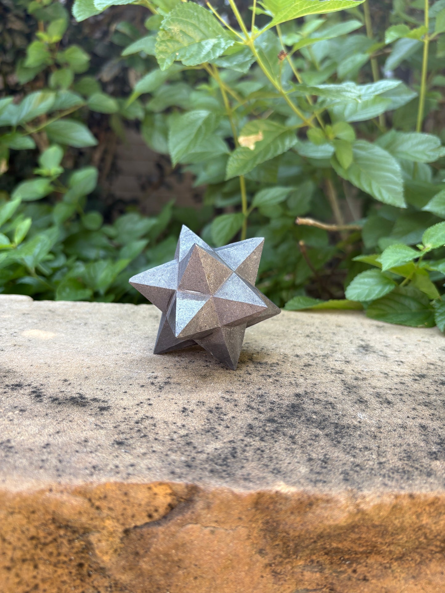 Shungite Geometric Star | Grounding • Protection • Energetic Clearing
