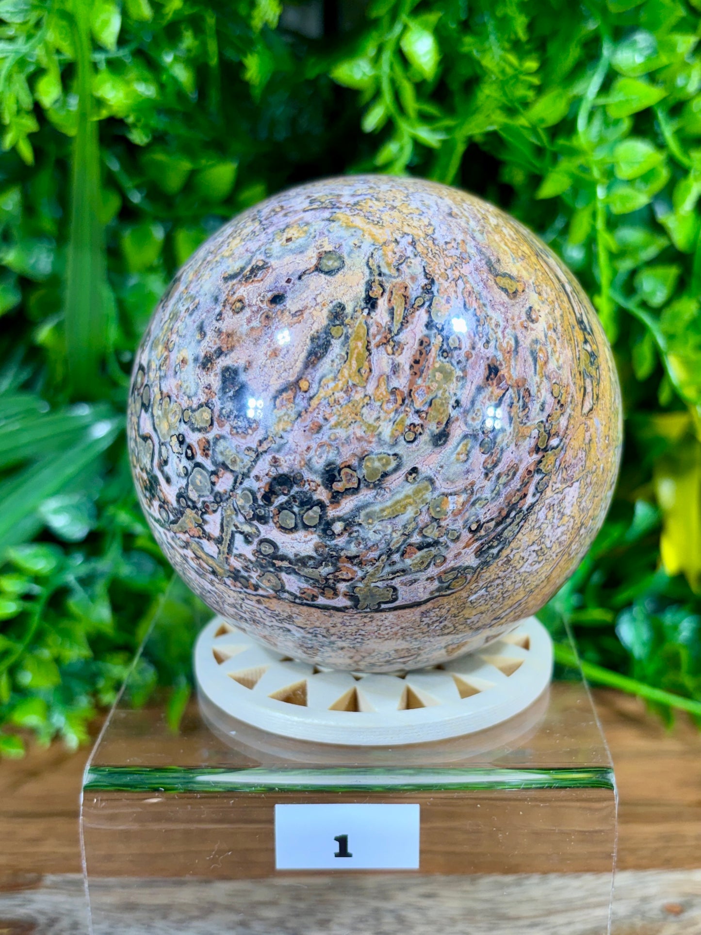 Leopard Skin Jasper Spheres Confidence • Grounding • Adventure