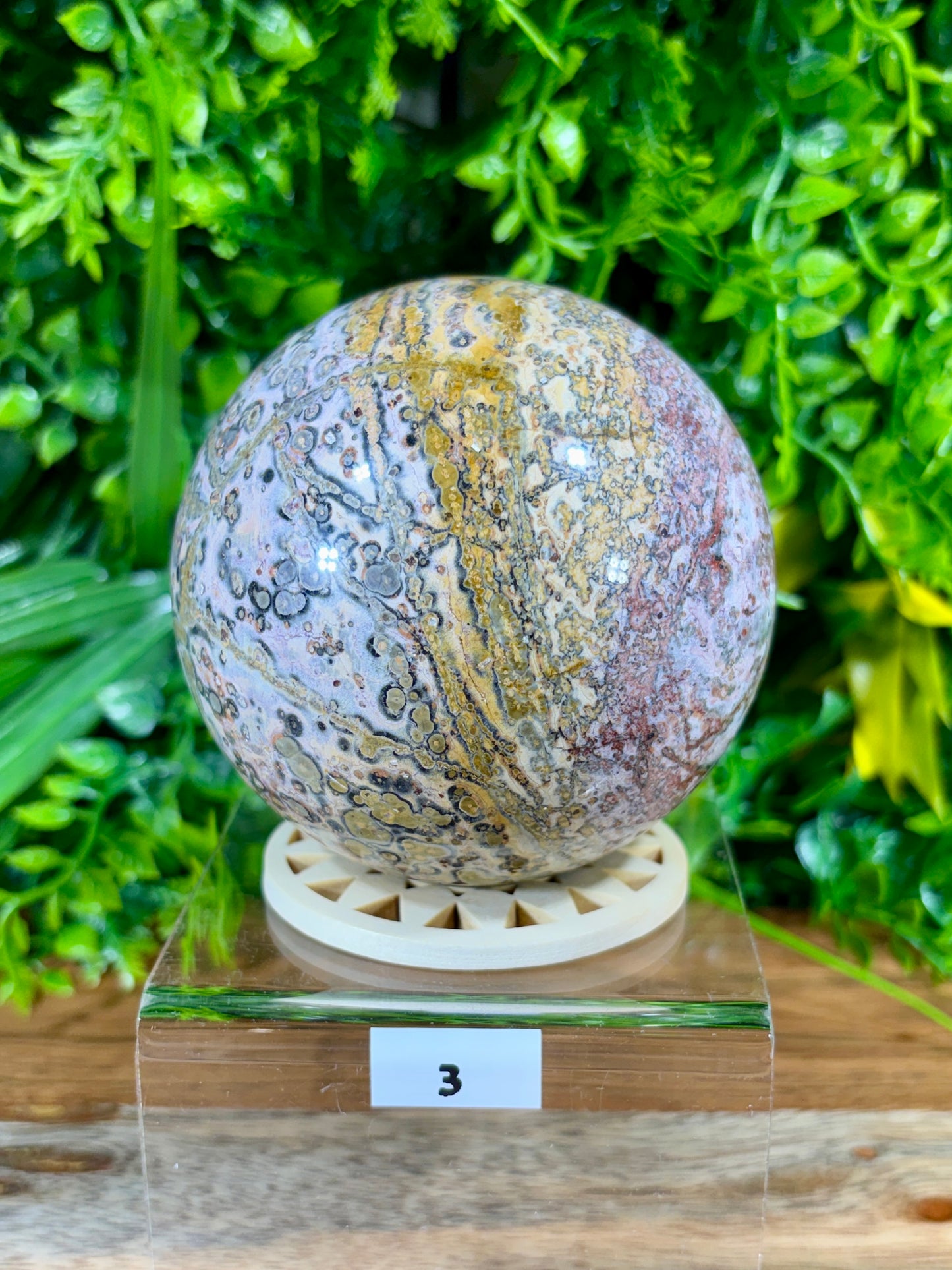 Leopard Skin Jasper Spheres Confidence • Grounding • Adventure