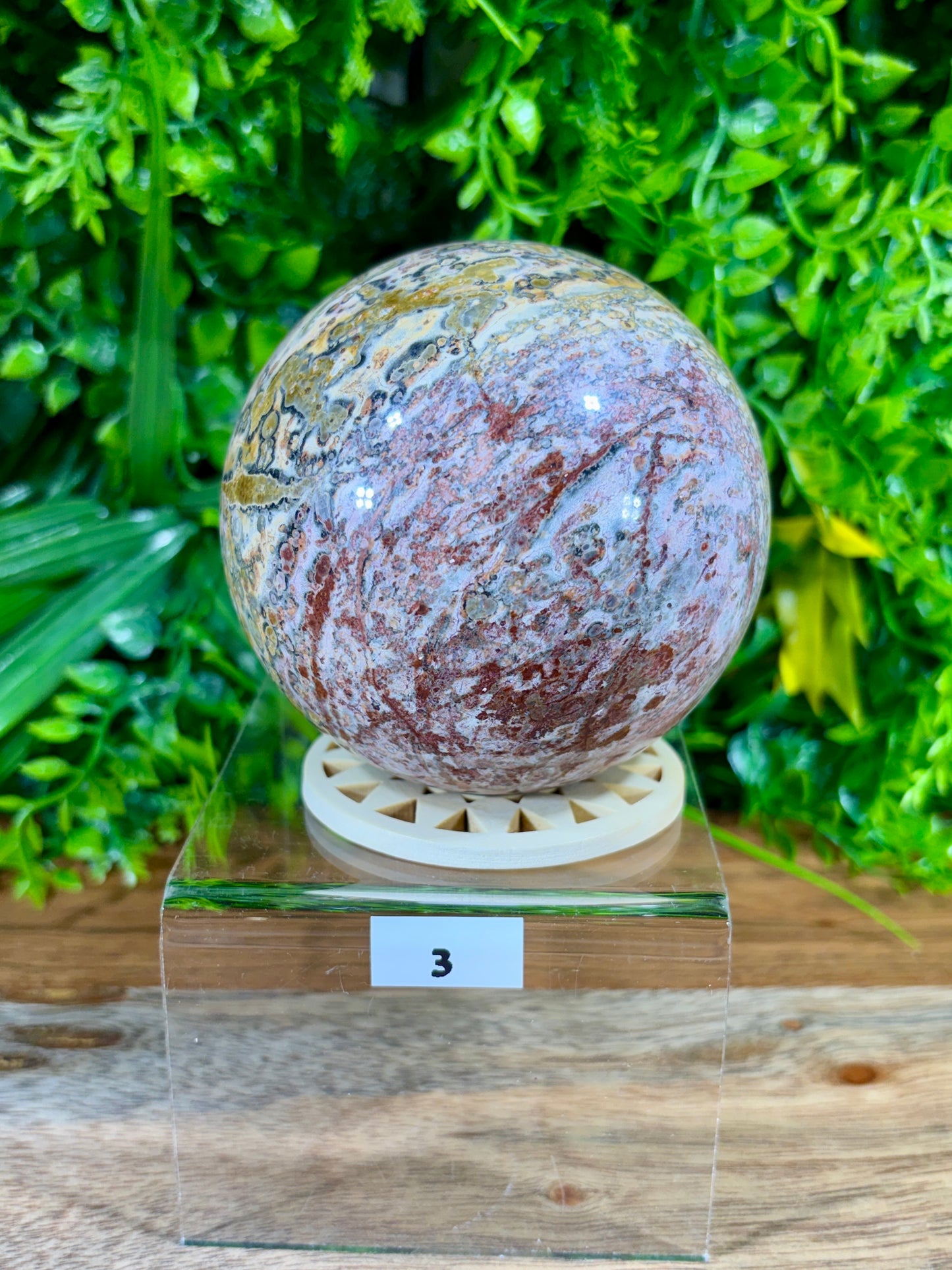 Leopard Skin Jasper Spheres Confidence • Grounding • Adventure