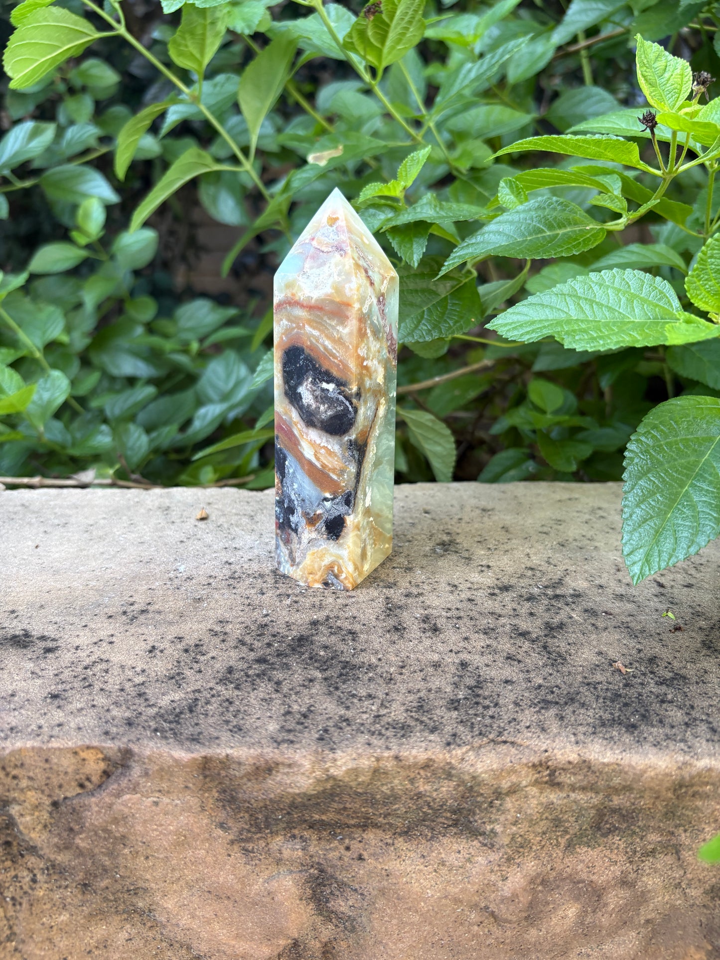 Chunky Amazonite Tower -  Confidence • Communication • Balance