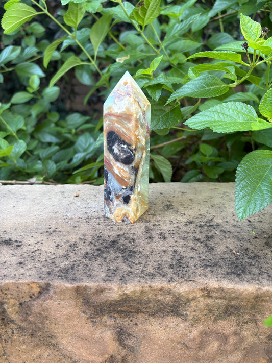 Chunky Amazonite Tower -  Confidence • Communication • Balance