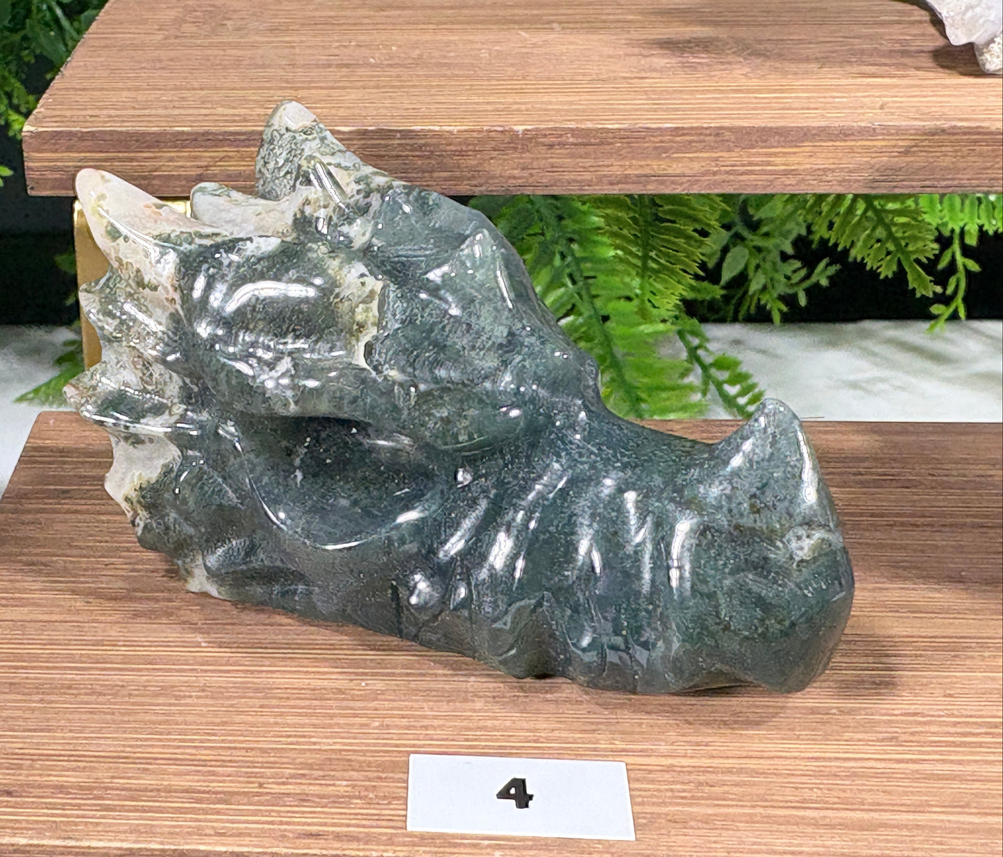 Moss Agate Dragon Guardian – Choose Your Dragon  Growth • Grounding • Forest Magic