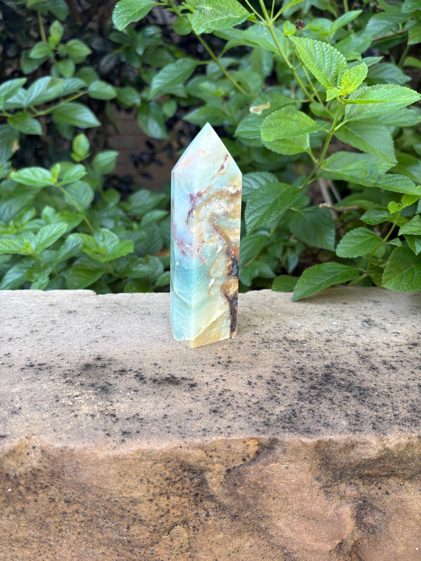 Chunky Amazonite Tower -  Confidence • Communication • Balance