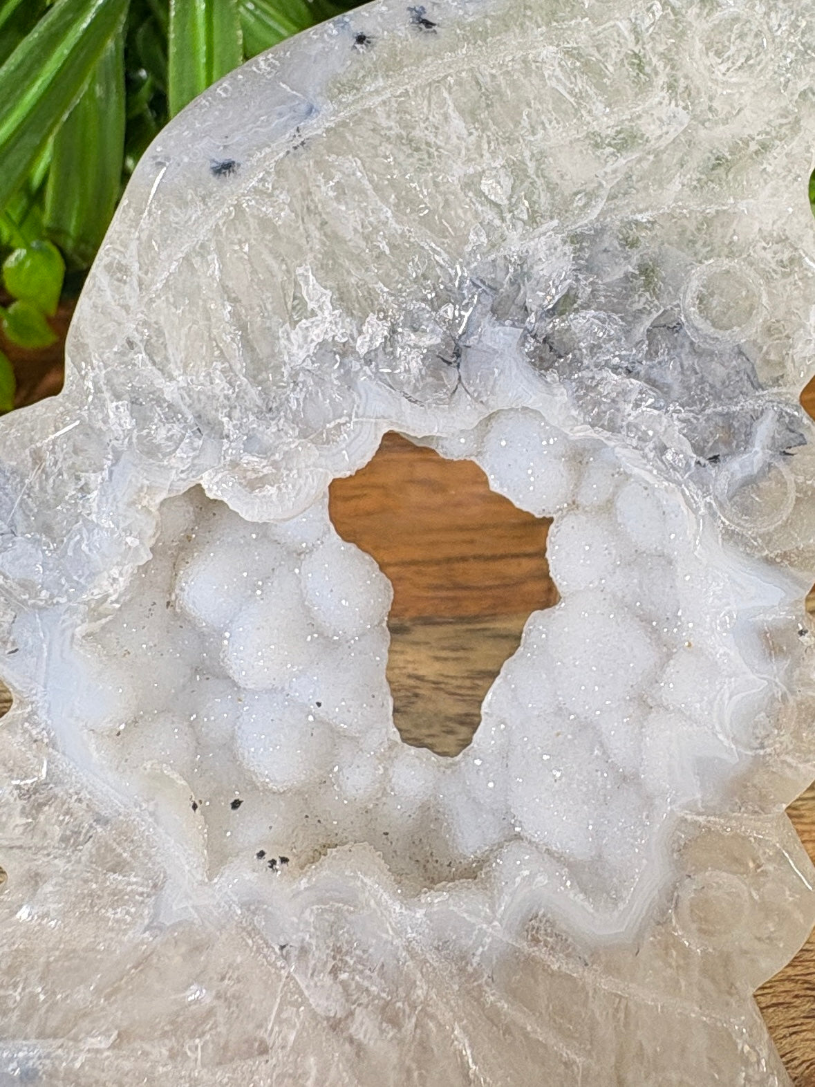 Agate Fairy Carvings with Natural Druzy - Magic • Balance • Grounding