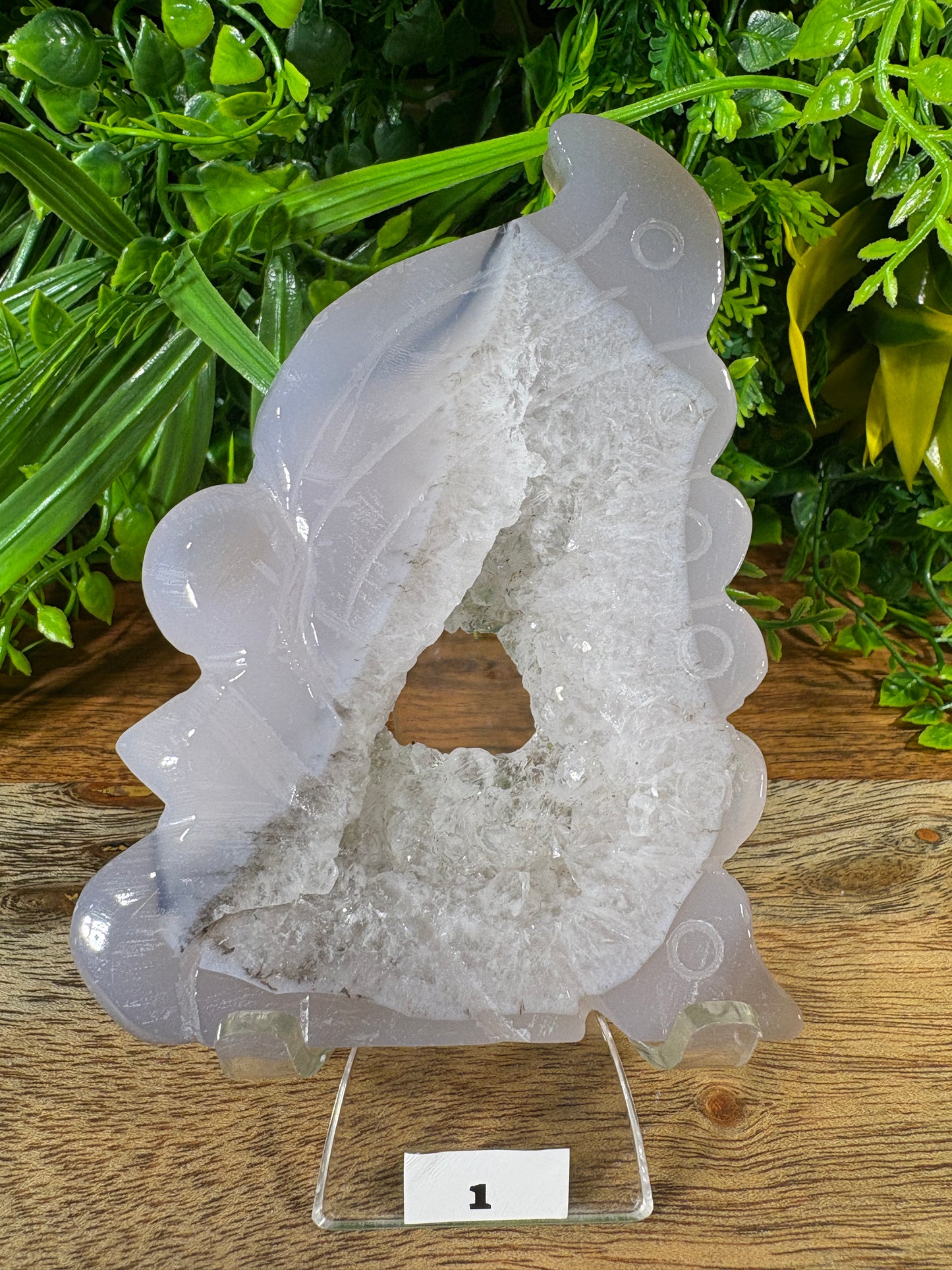 Agate Fairy Carvings with Natural Druzy - Magic • Balance • Grounding