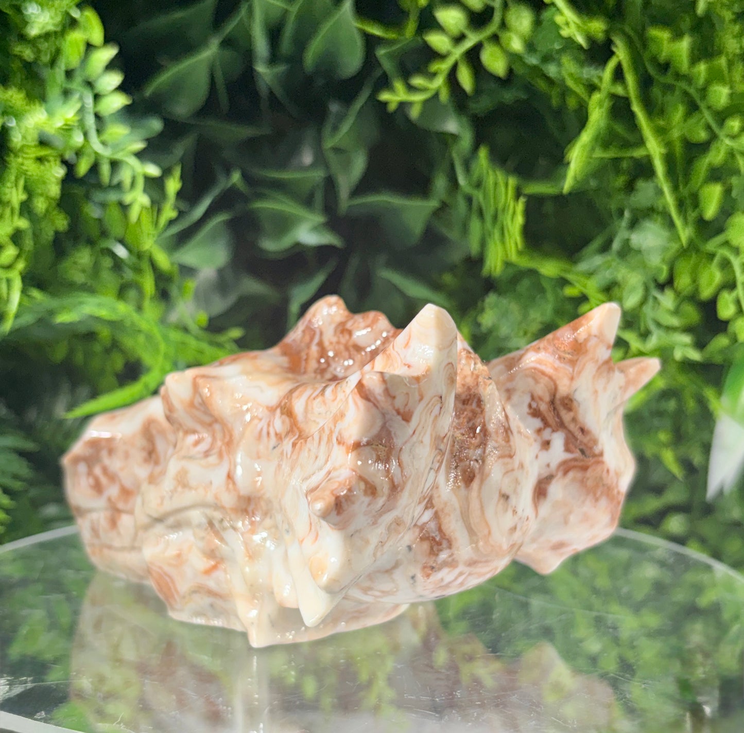 Carved Calcite Dragon Head -Confidence • Joy • Empowered Energy