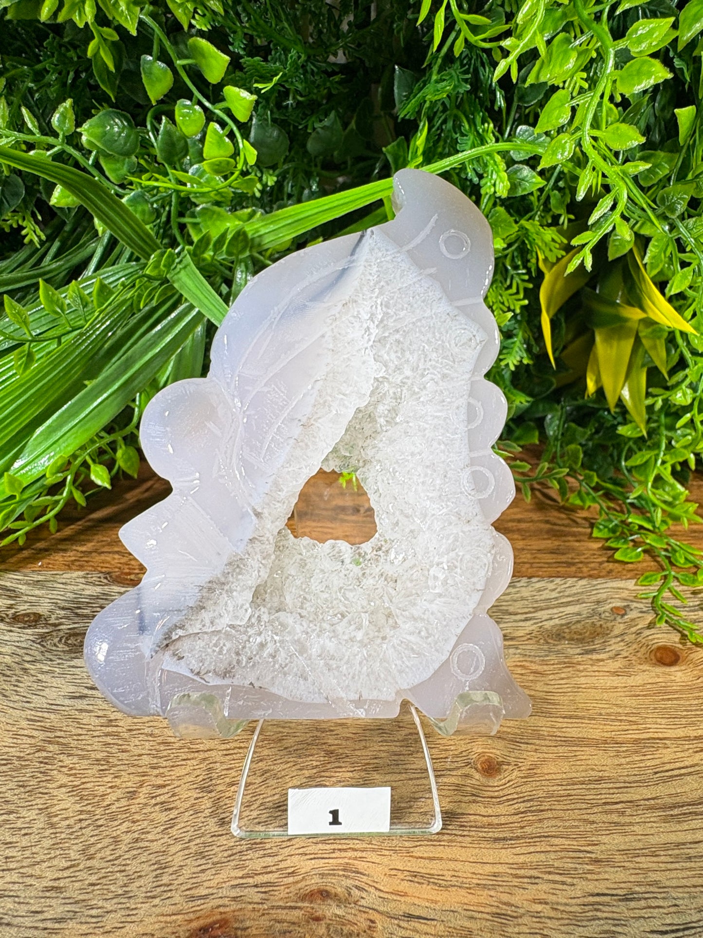 Agate Fairy Carvings with Natural Druzy - Magic • Balance • Grounding
