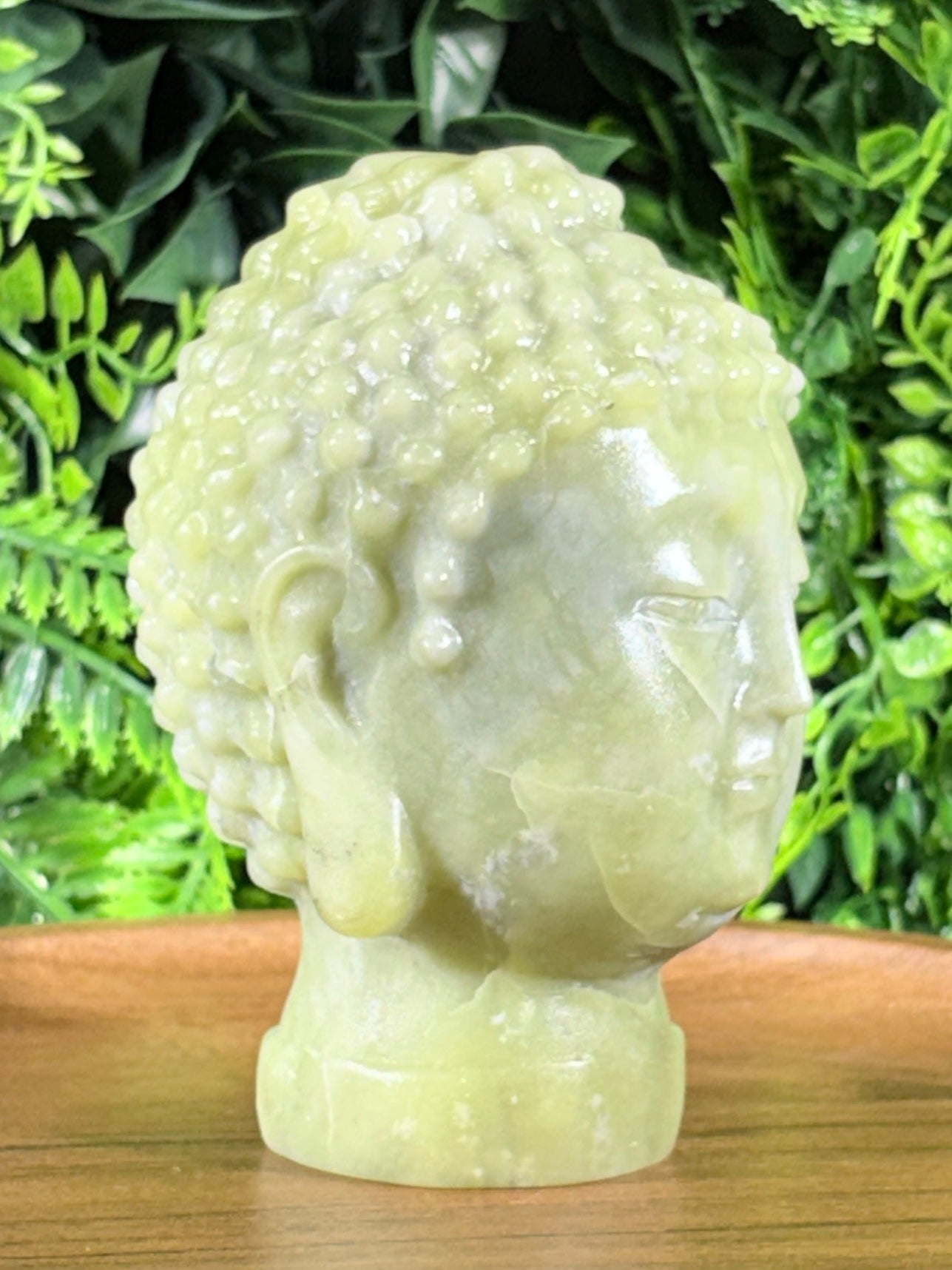 Serpentine Buddha Head Grounding • Inner Peace • Spiritual Growth