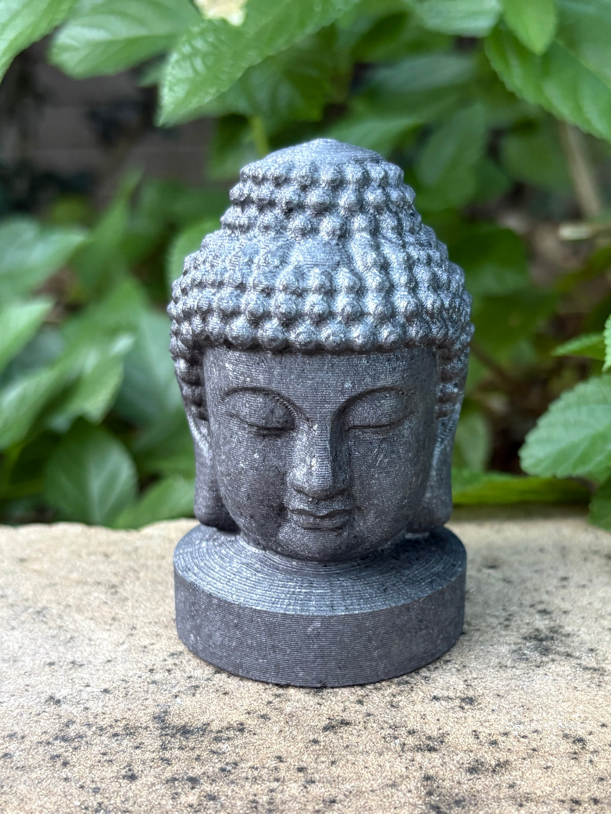 Shungite Buddha Head | Grounding • Protection • Inner Calm