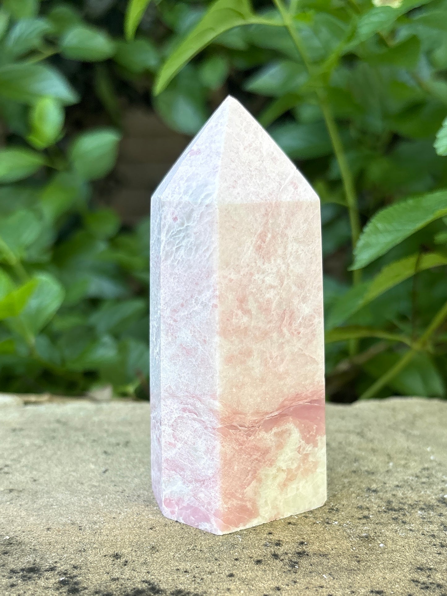 Pink Opal Tower - Compassion • Emotional Balance • Self-Love