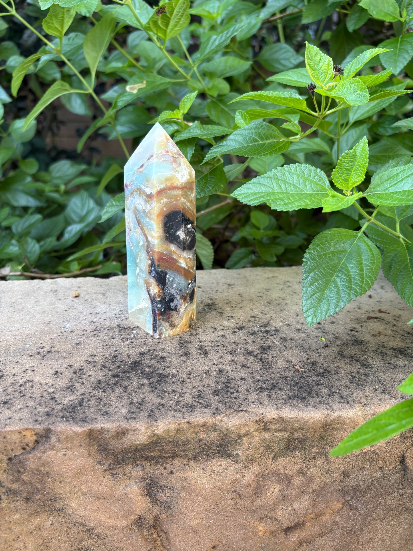 Chunky Amazonite Tower -  Confidence • Communication • Balance