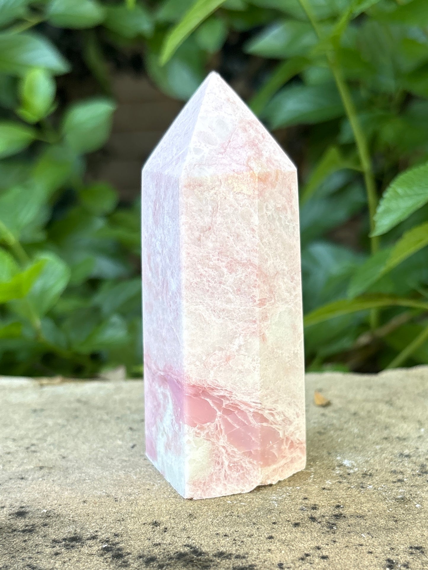 Pink Opal Tower - Compassion • Emotional Balance • Self-Love