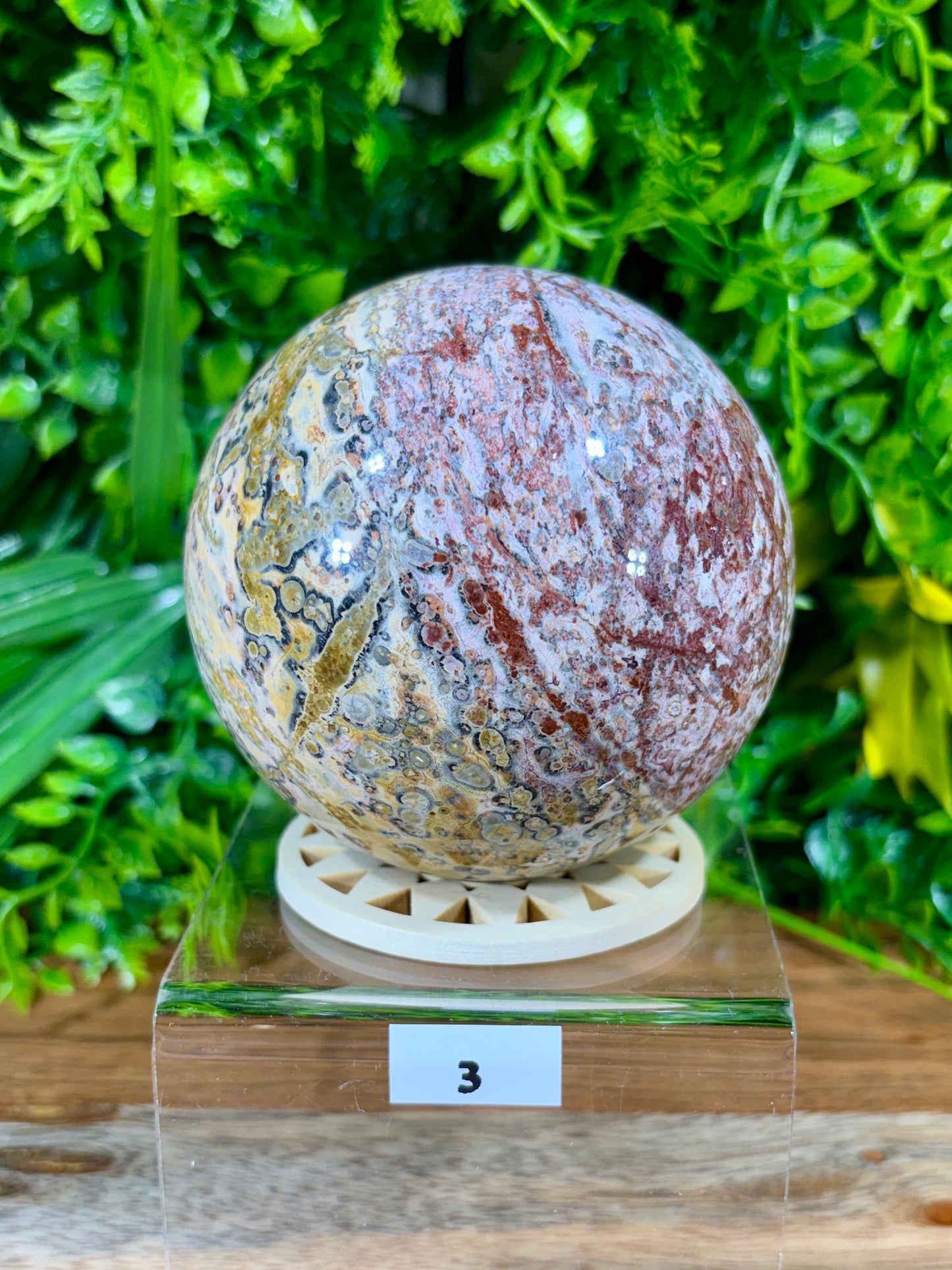 Leopard Skin Jasper Spheres Confidence • Grounding • Adventure
