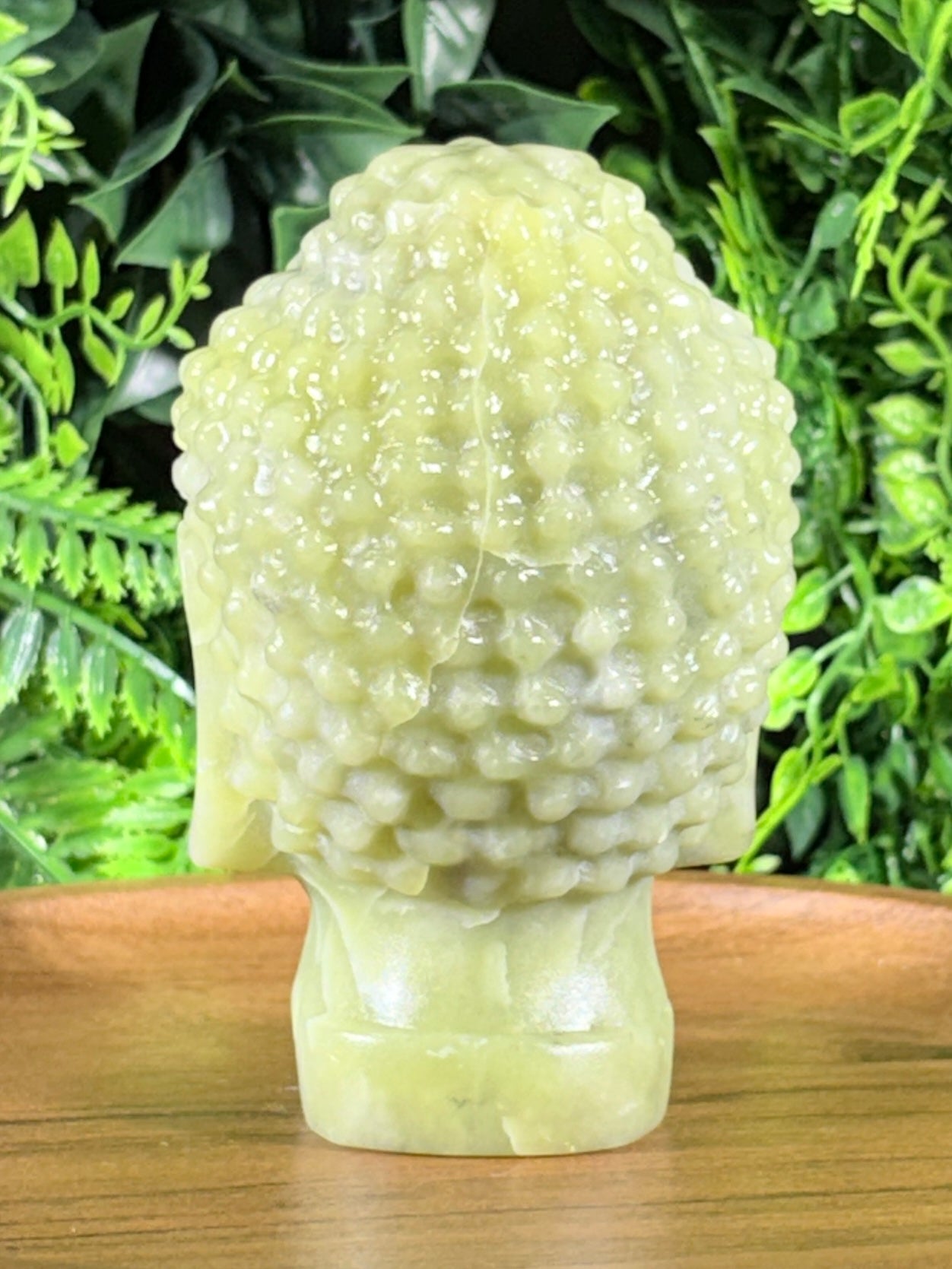 Serpentine Buddha Head Grounding • Inner Peace • Spiritual Growth