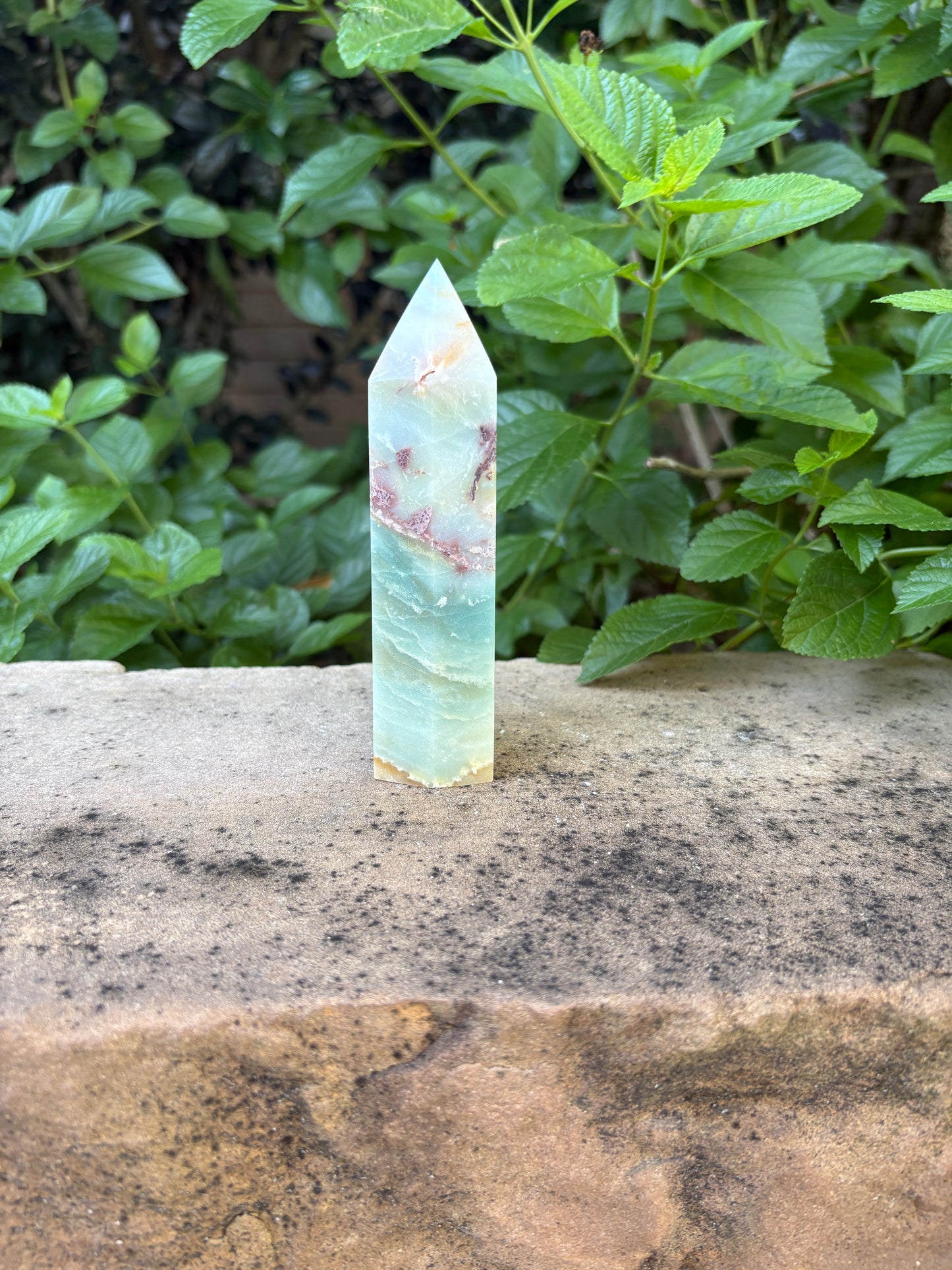 Chunky Amazonite Tower -  Confidence • Communication • Balance