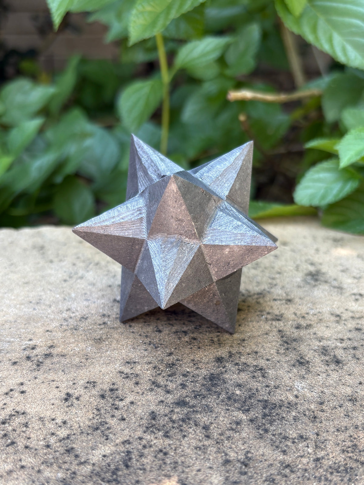 Shungite Geometric Star | Grounding • Protection • Energetic Clearing