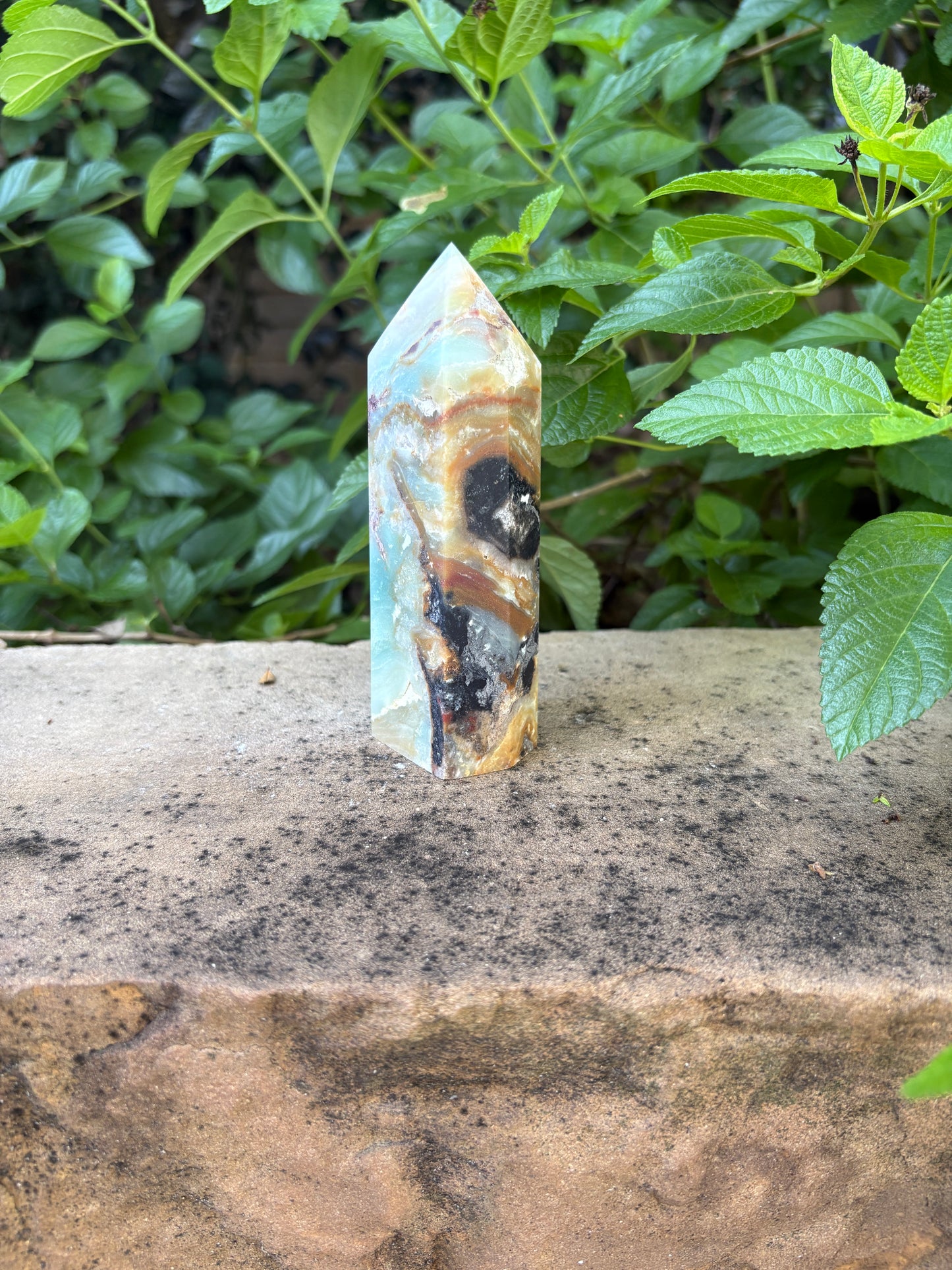 Chunky Amazonite Tower -  Confidence • Communication • Balance