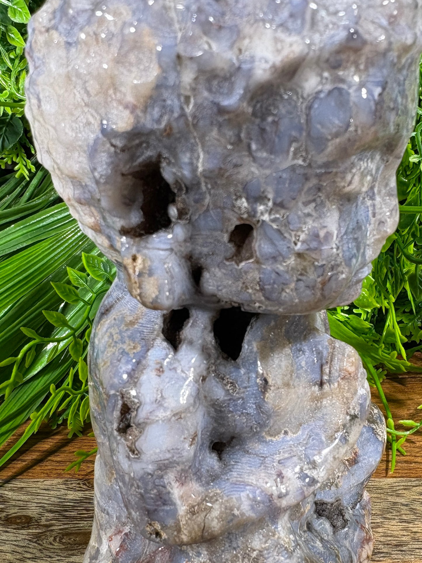 Blue Agate Buddha Guardian – Caverned Calm & Ancient Stillness  Peace | Patience | Deep Soul Grounding
