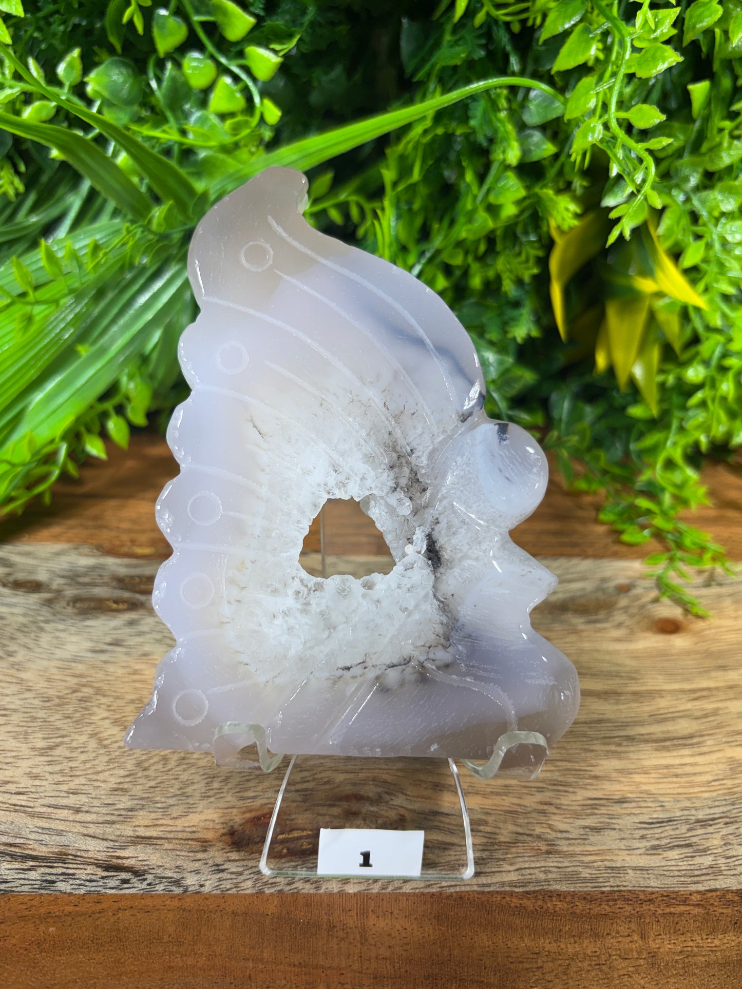 Agate Fairy Carvings with Natural Druzy - Magic • Balance • Grounding