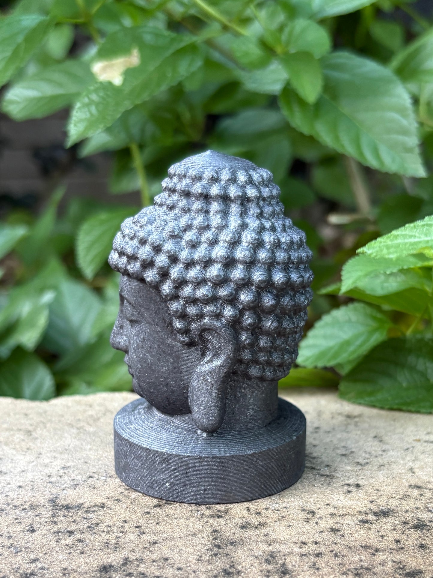 Shungite Buddha Head | Grounding • Protection • Inner Calm