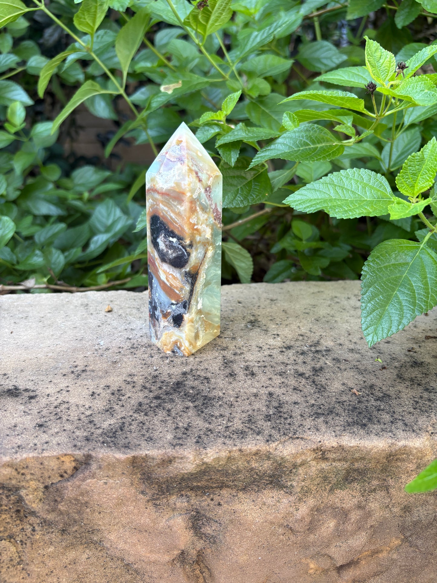 Chunky Amazonite Tower -  Confidence • Communication • Balance