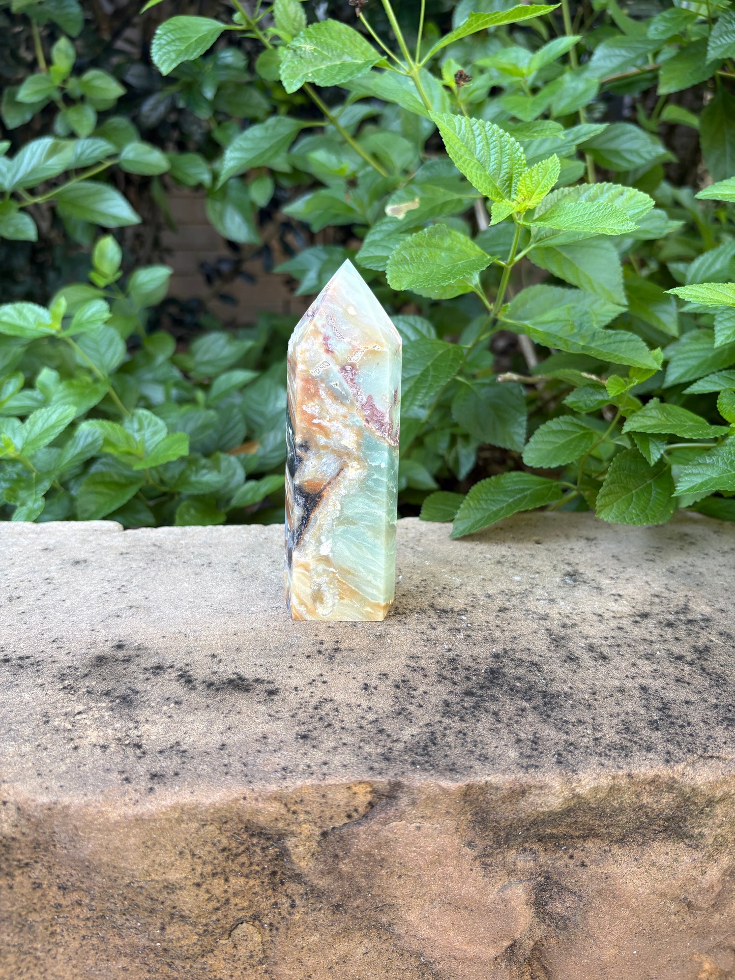 Chunky Amazonite Tower -  Confidence • Communication • Balance