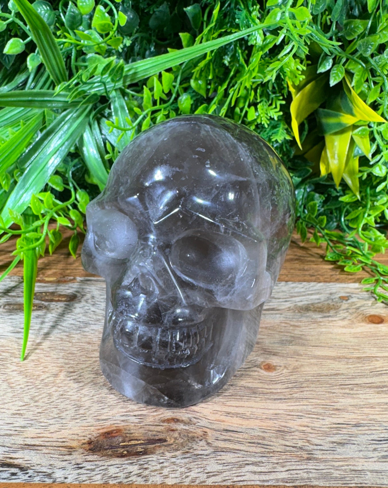 Smoky Quartz Skull - Grounding • Protection • Release