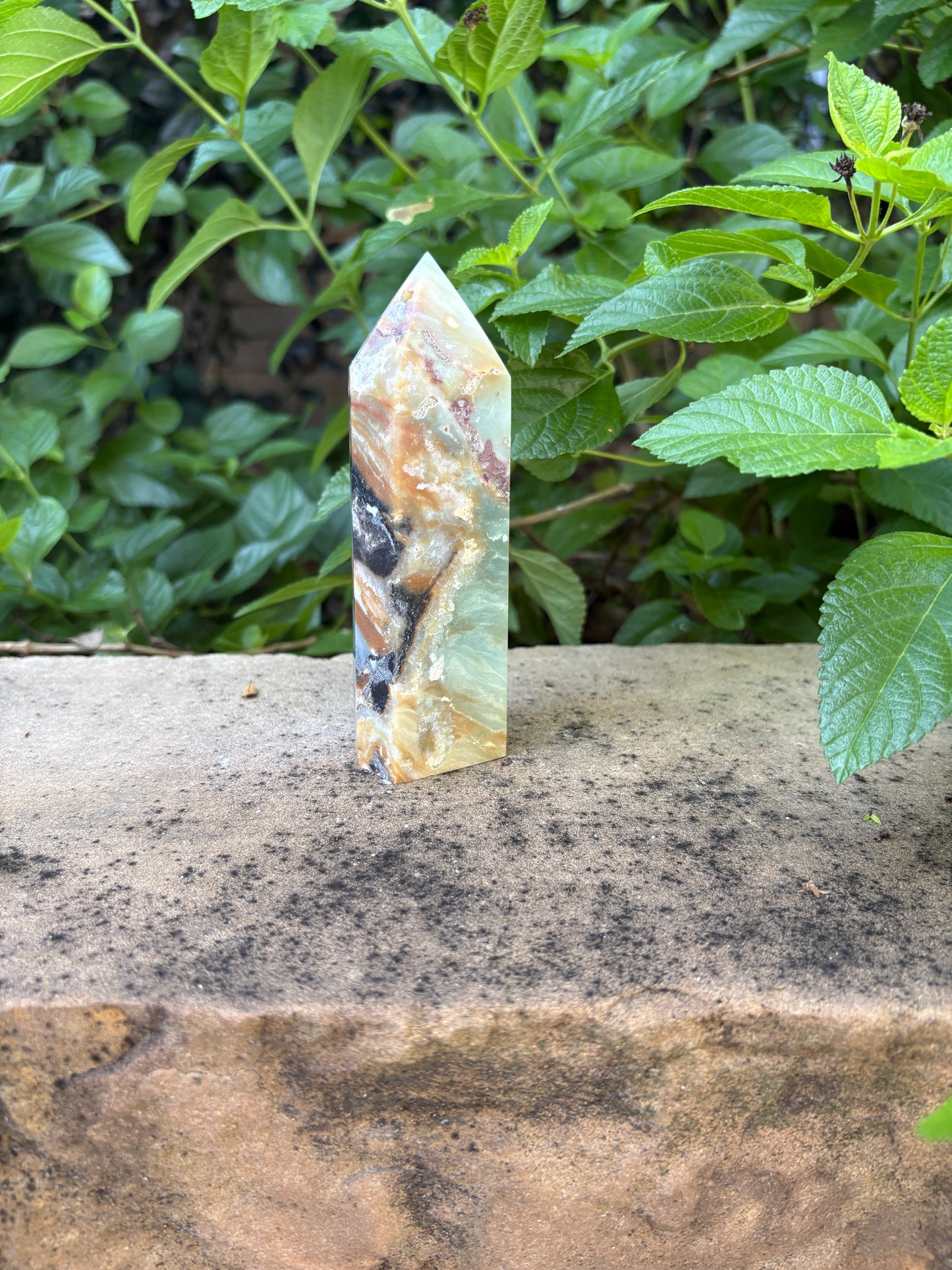 Chunky Amazonite Tower -  Confidence • Communication • Balance