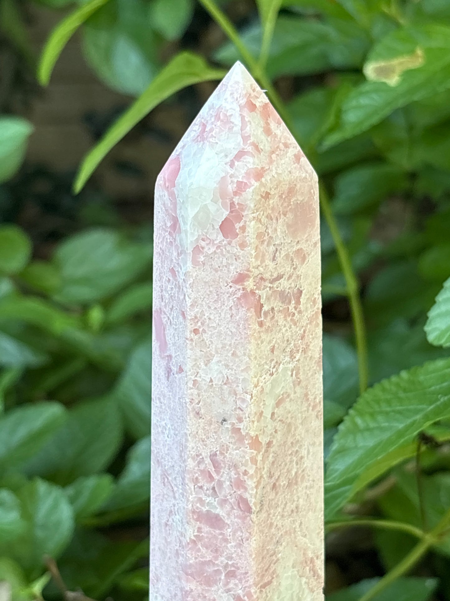 6.25" PINK OPAL TOWER - Nurturing • Self-Acceptance • Harmony