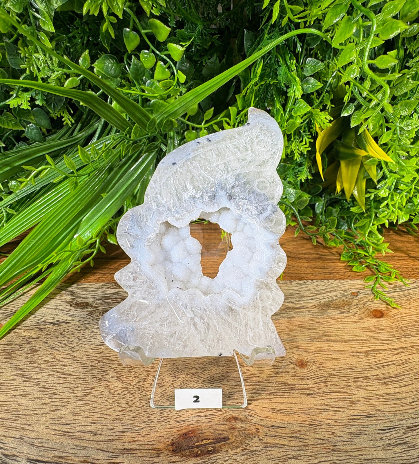 Agate Fairy Carvings with Natural Druzy - Magic • Balance • Grounding